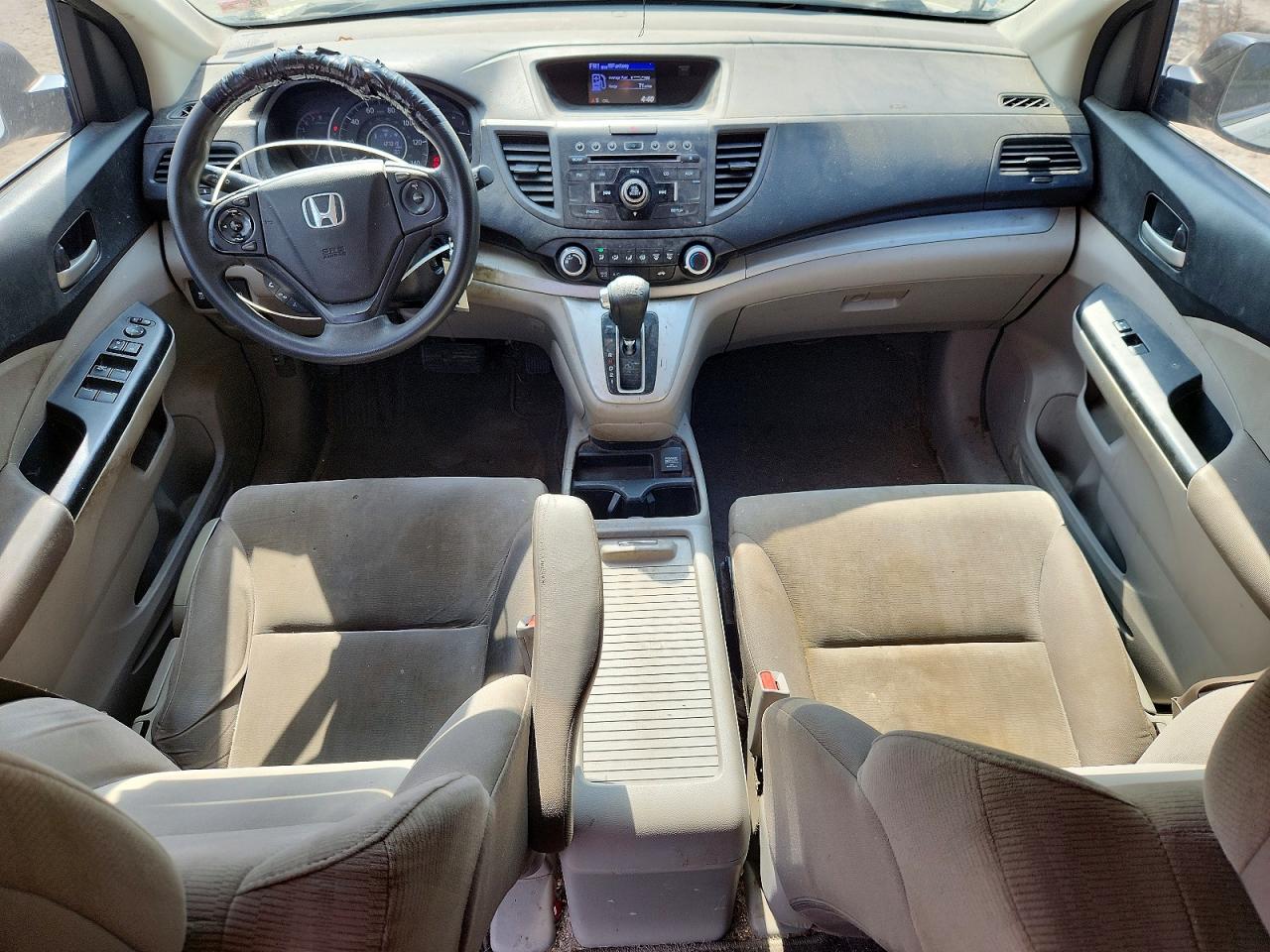 2014 Honda Cr-v Lx White vin: 5J6RM4H35EL069011