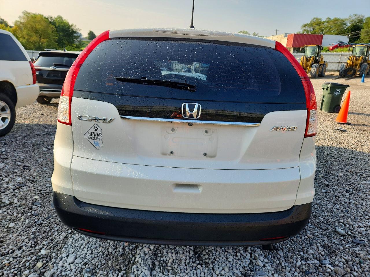 2014 Honda Cr-v Lx White vin: 5J6RM4H35EL102024