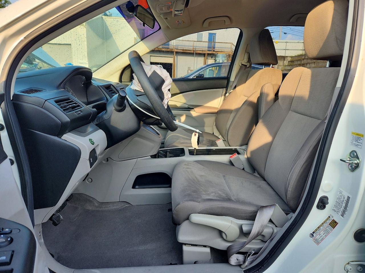2014 Honda Cr-v Lx White vin: 5J6RM4H35EL102024