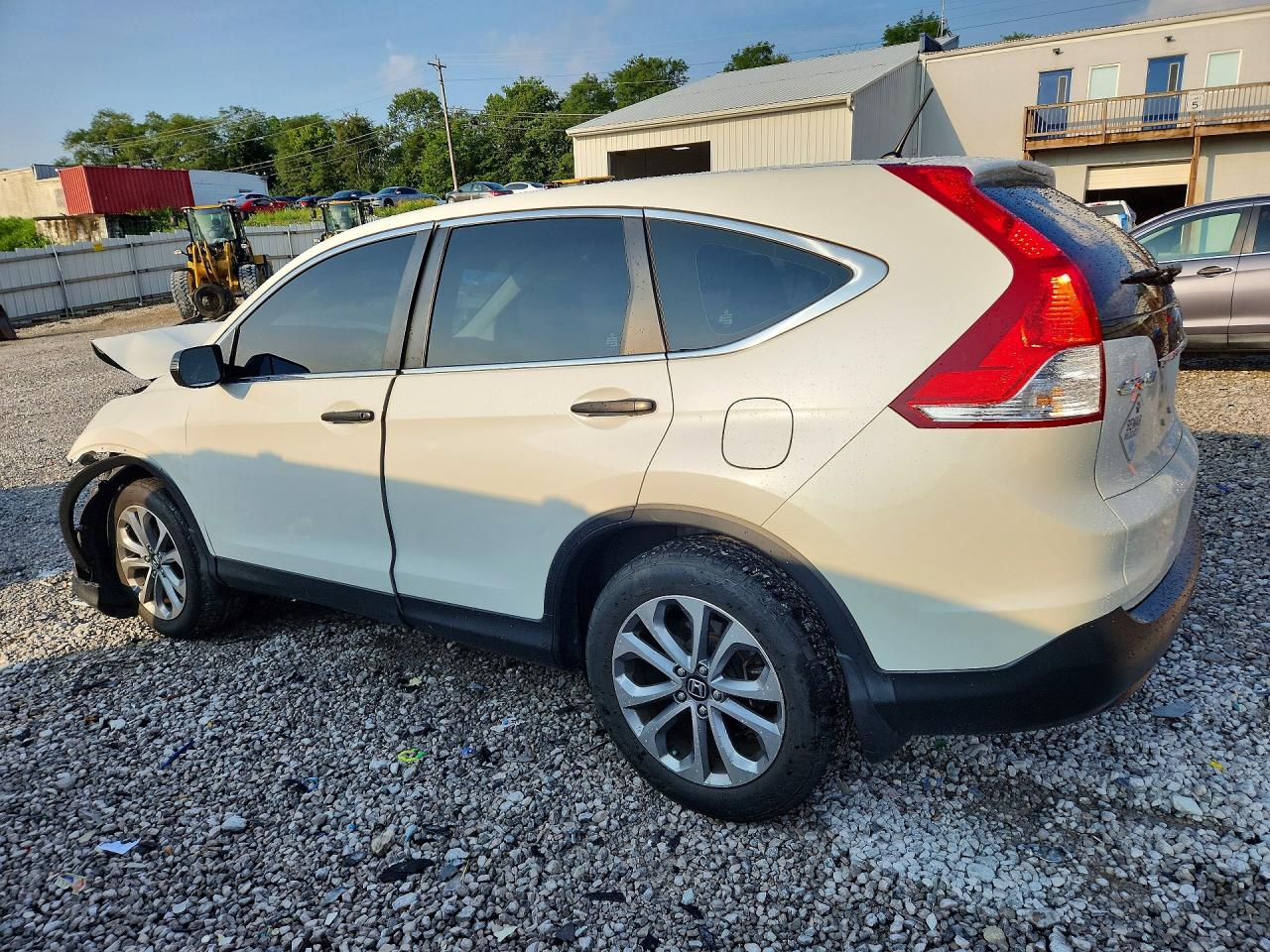 2014 Honda Cr-v Lx White vin: 5J6RM4H35EL102024