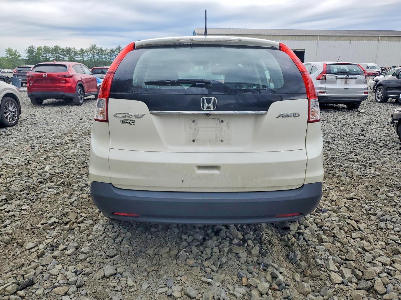2014 Honda Cr-v Lx Белый vin: 5J6RM4H35EL104517