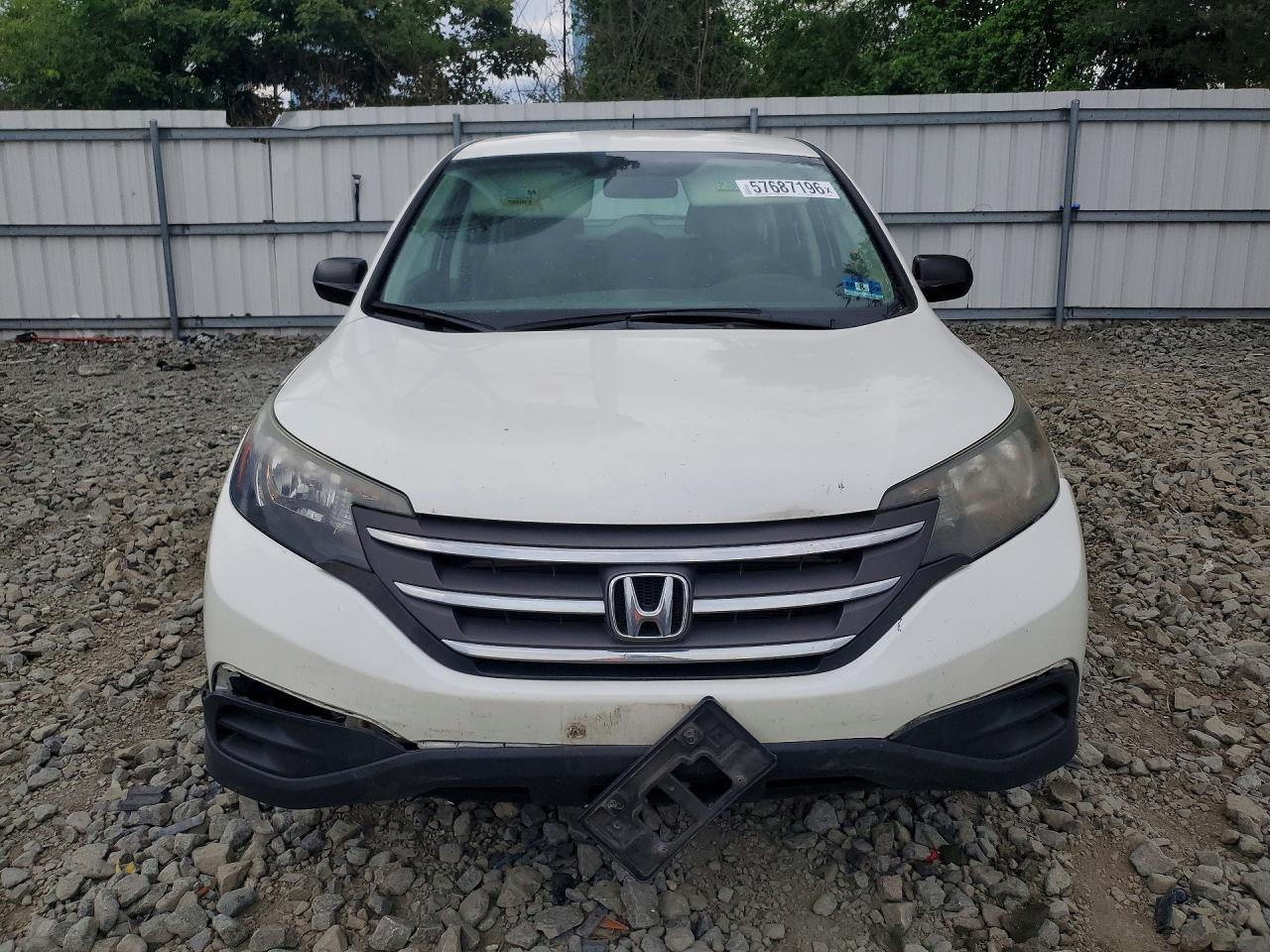 2014 Honda Cr-v Lx Белый vin: 5J6RM4H35EL104517