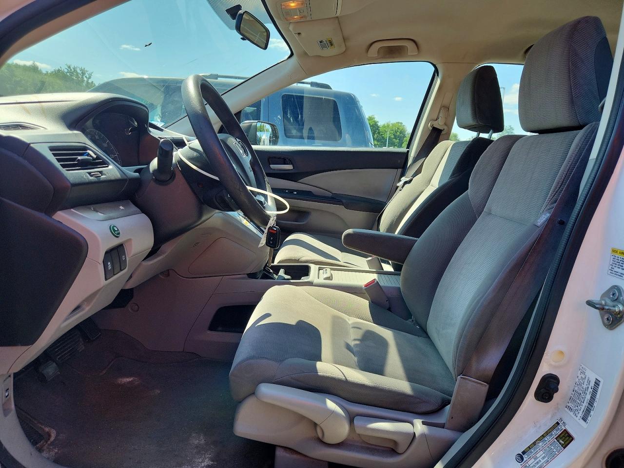2014 Honda Cr-v Lx Белый vin: 5J6RM4H35EL118773