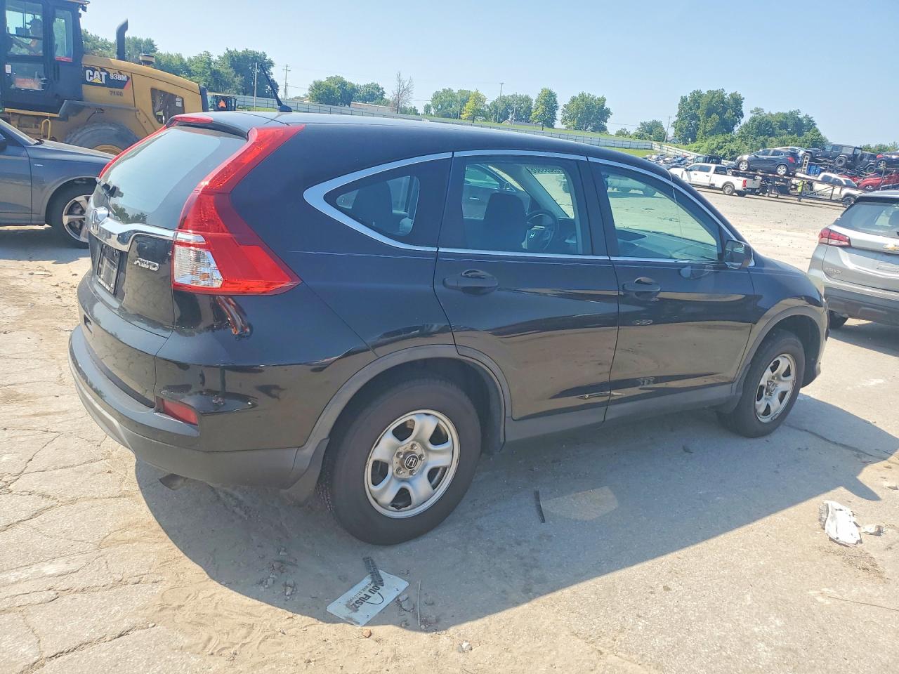 2015 Honda Cr-v Lx Black vin: 5J6RM4H35FL016942