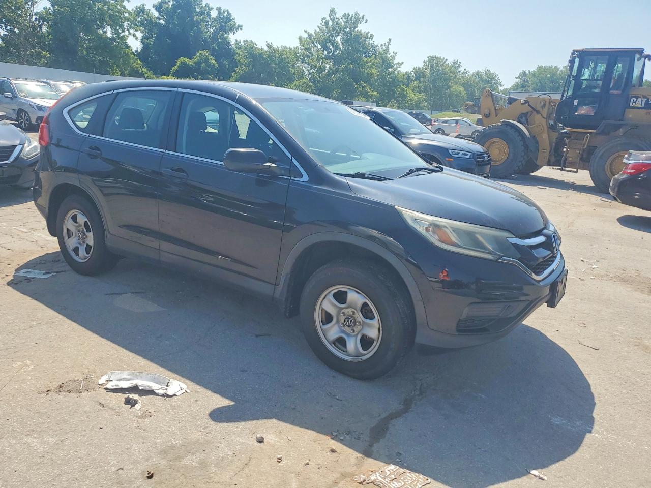 2015 Honda Cr-v Lx Black vin: 5J6RM4H35FL016942