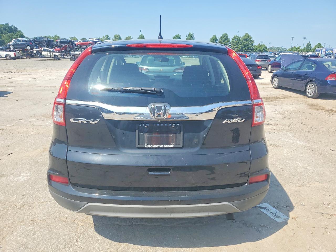 2015 Honda Cr-v Lx Black vin: 5J6RM4H35FL016942