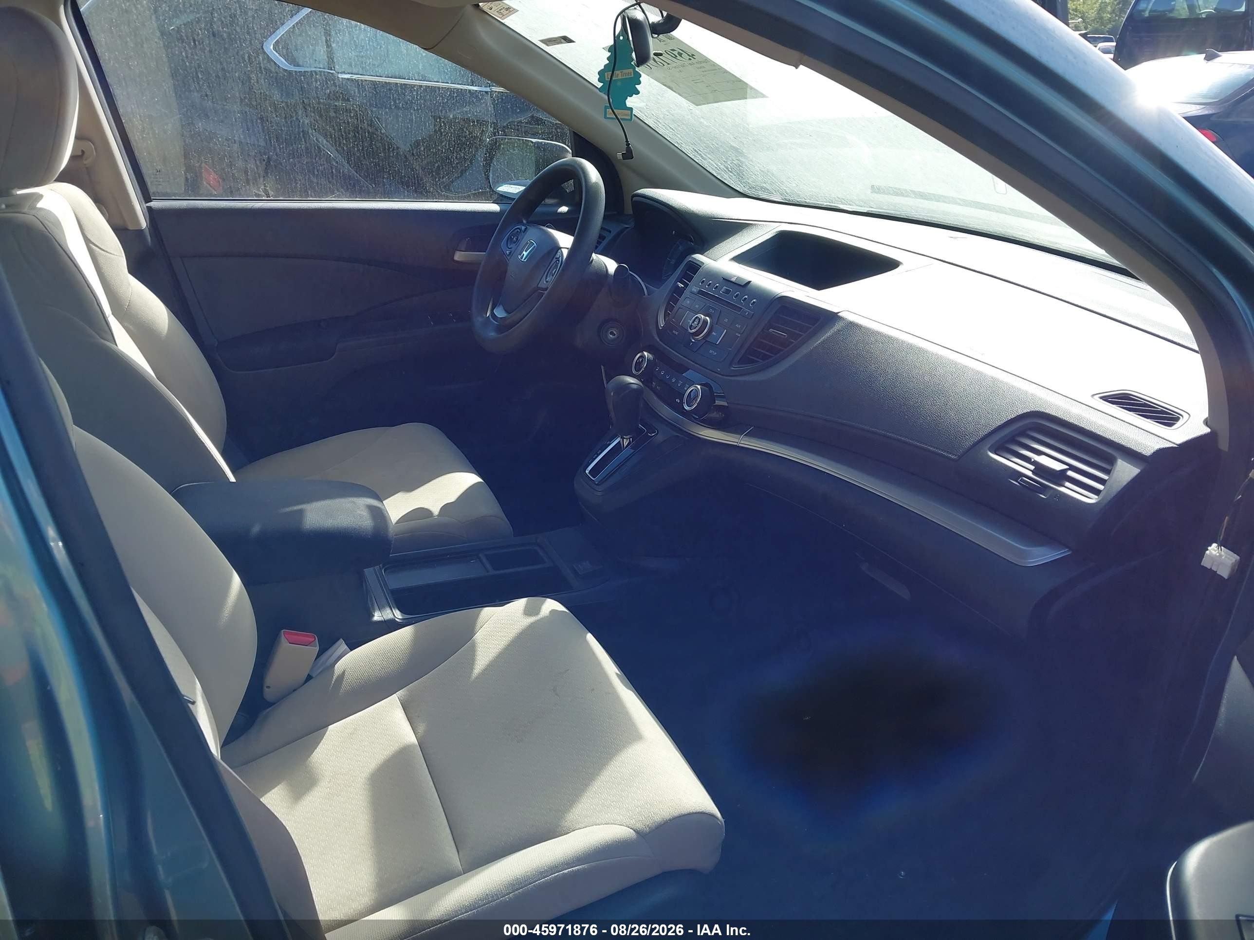 2015 Honda Cr-v Lx Blue vin: 5J6RM4H35FL040383
