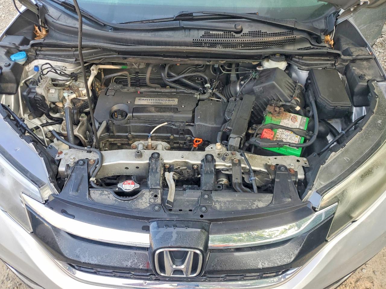 2015 Honda Cr-v Lx Silver vin: 5J6RM4H35FL047981