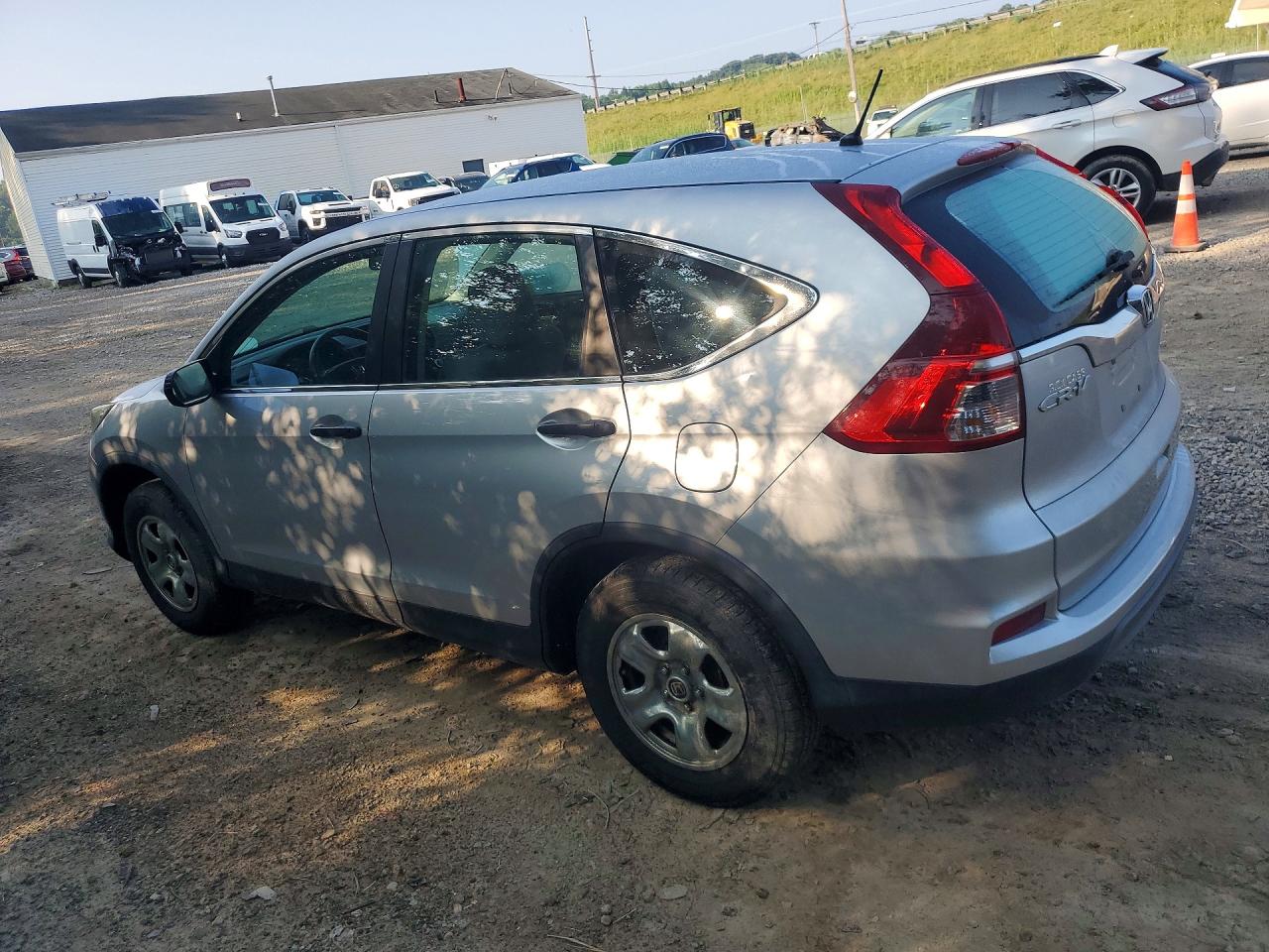 2015 Honda Cr-v Lx Silver vin: 5J6RM4H35FL047981