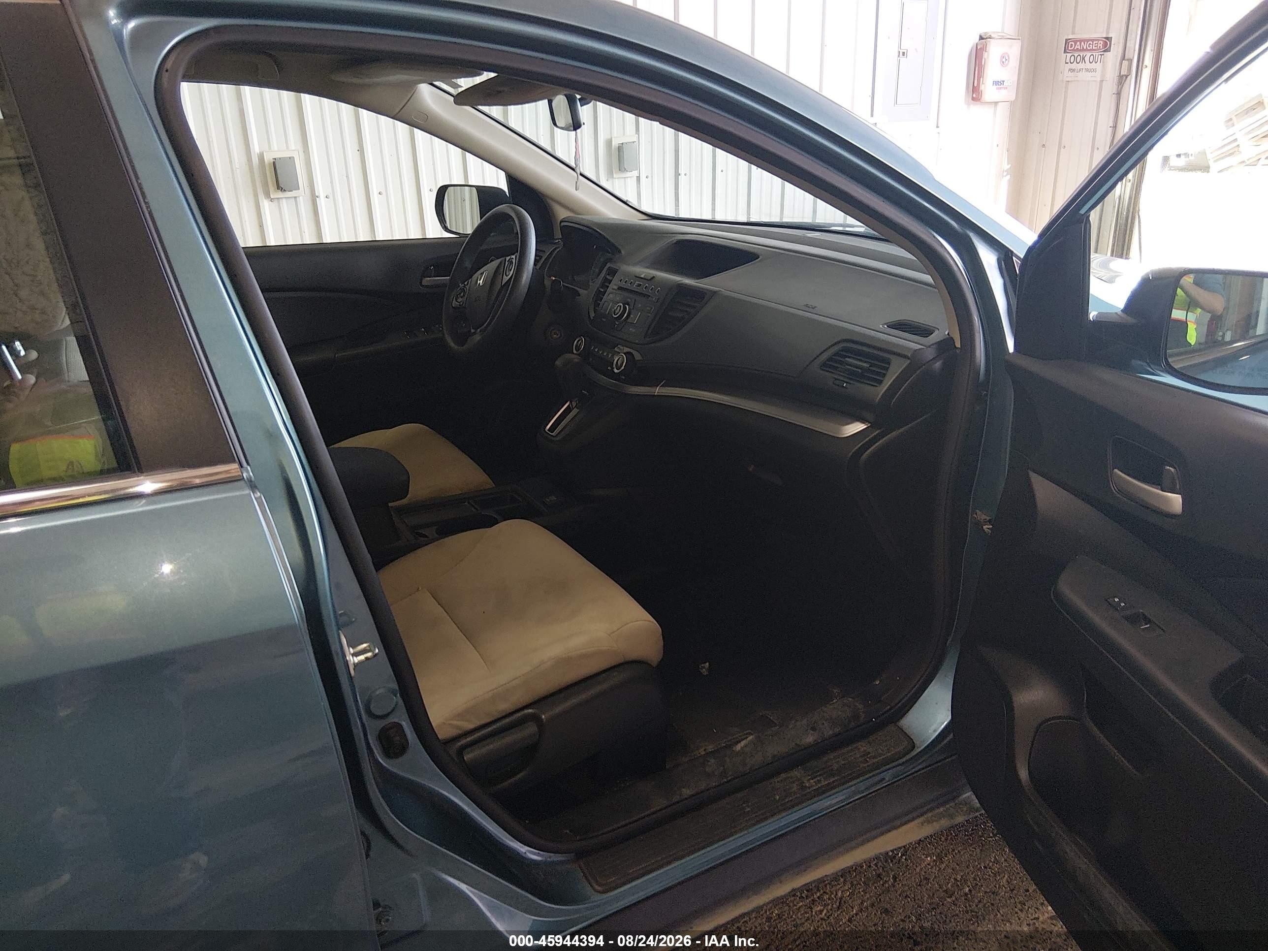 2015 Honda Cr-v Lx Blue vin: 5J6RM4H35FL064280
