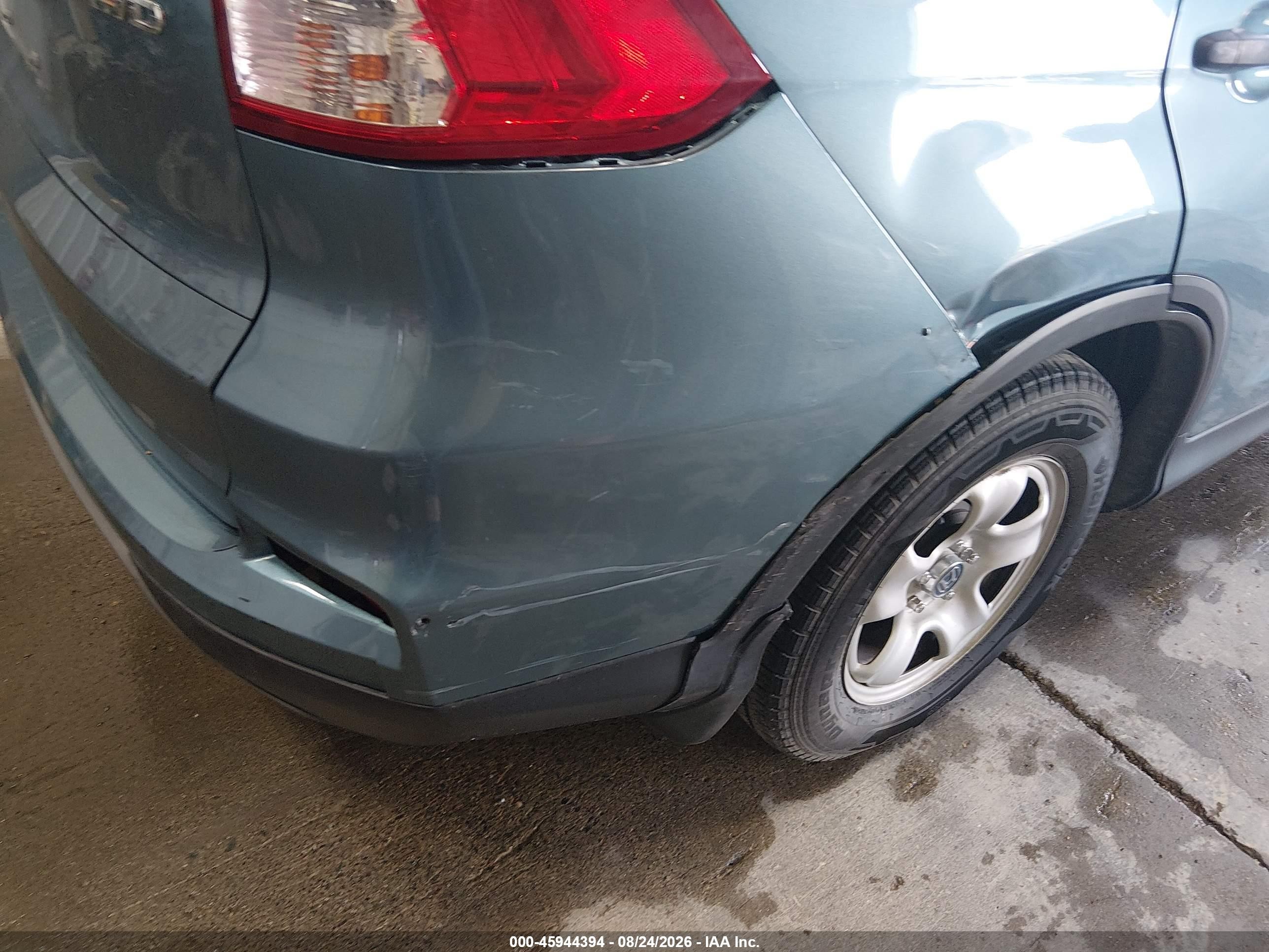 2015 Honda Cr-v Lx Blue vin: 5J6RM4H35FL064280