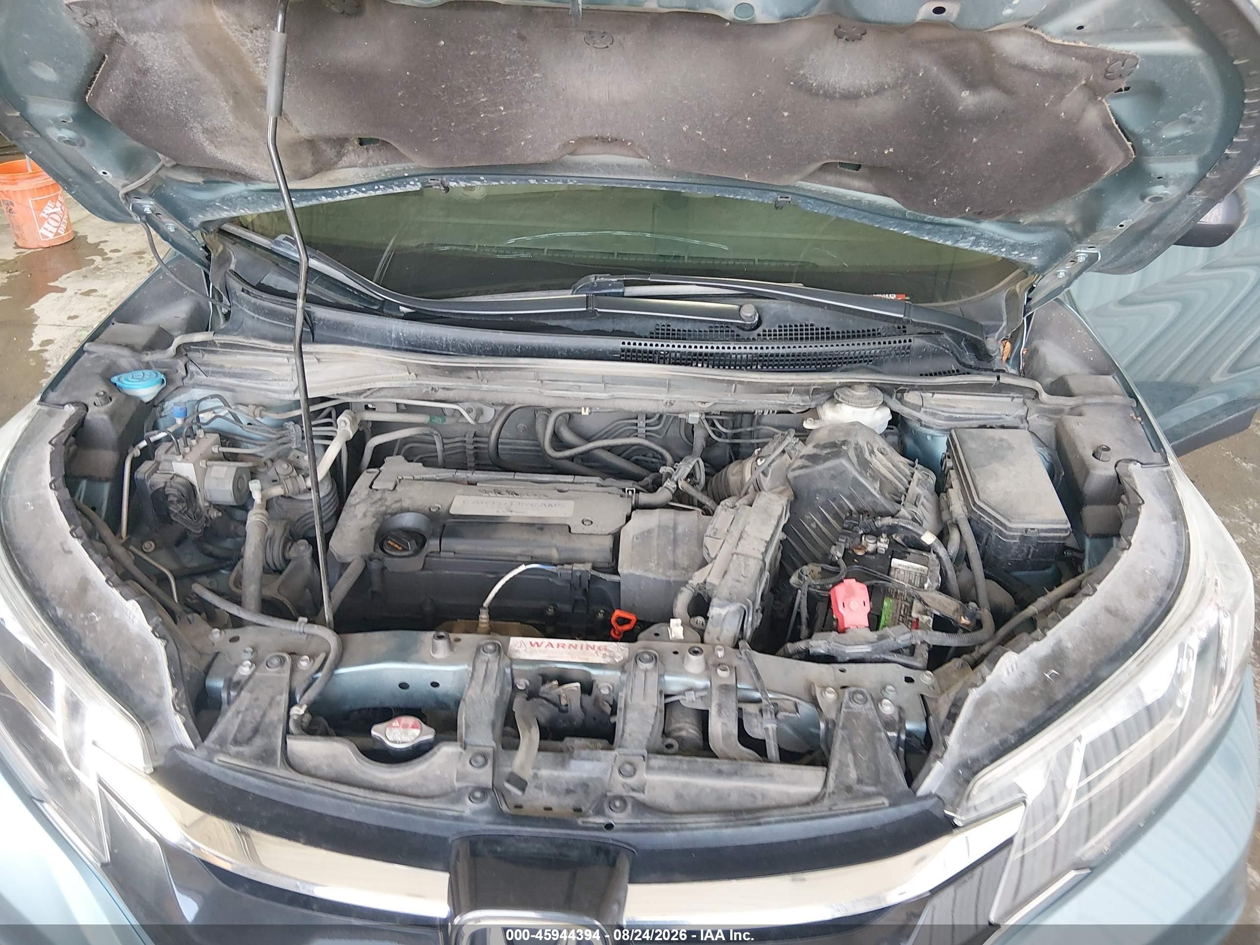 2015 Honda Cr-v Lx Blue vin: 5J6RM4H35FL064280