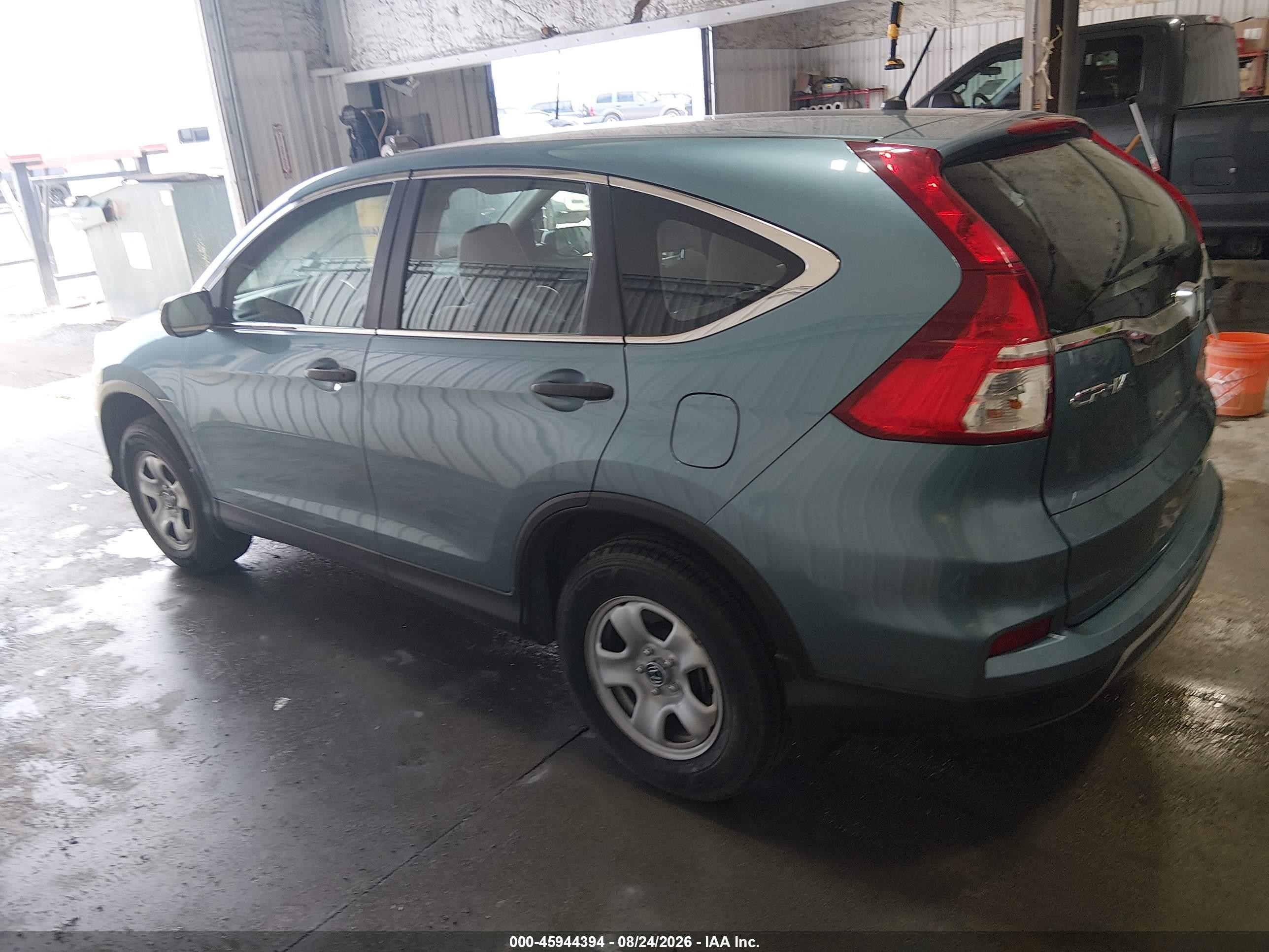 2015 Honda Cr-v Lx Blue vin: 5J6RM4H35FL064280