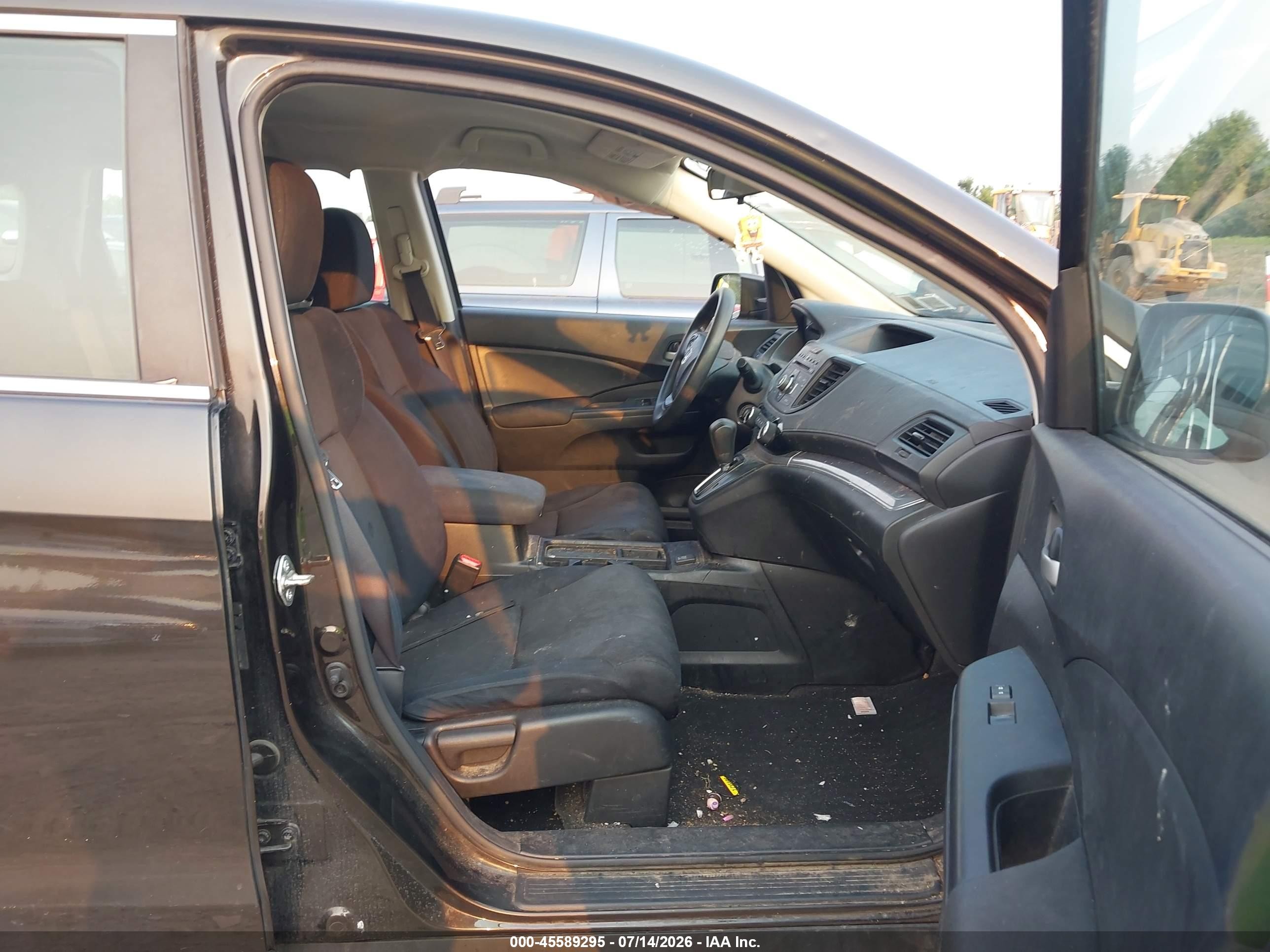 2015 Honda Cr-v Lx Dark Brown vin: 5J6RM4H35FL066871