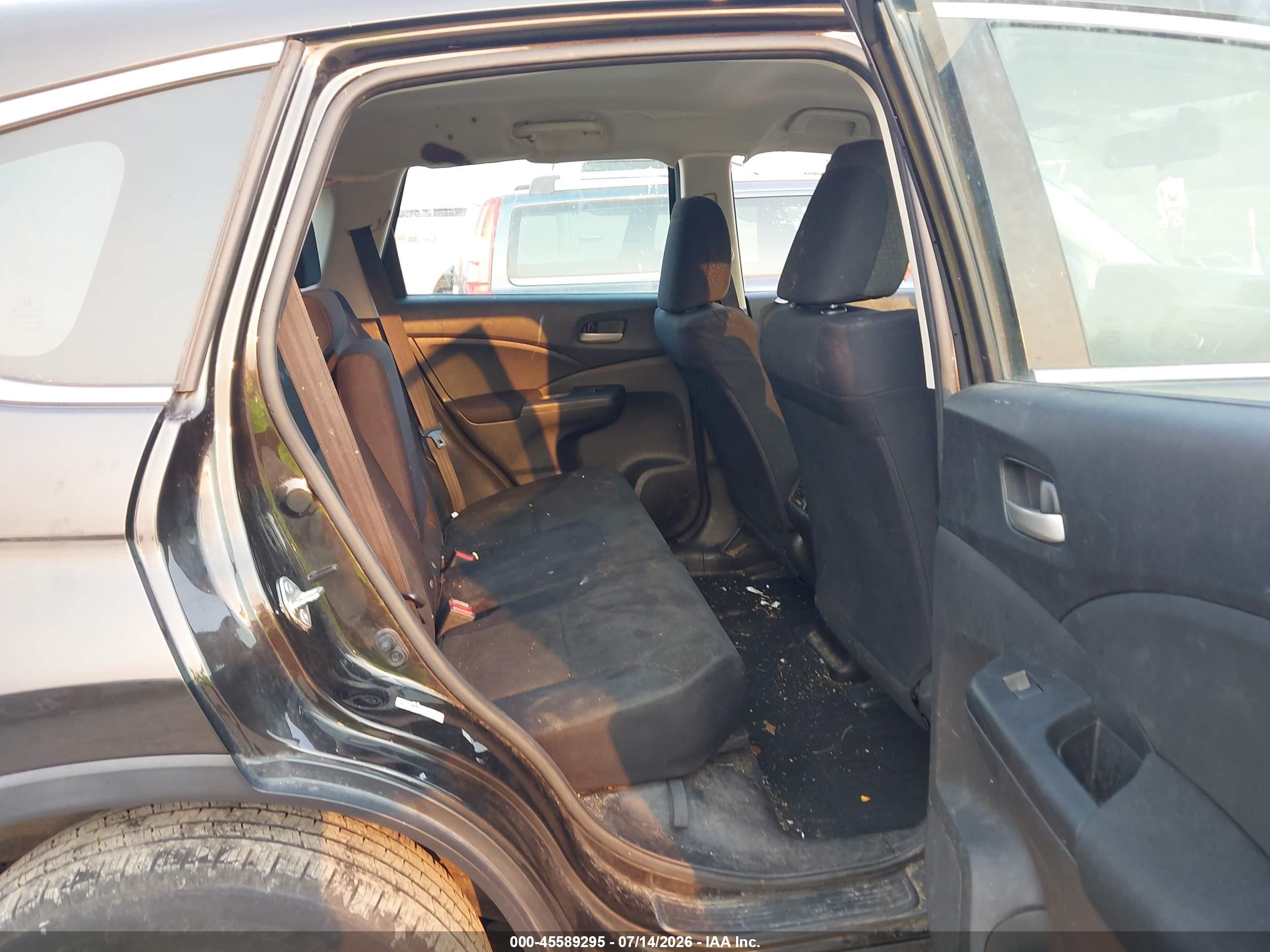 2015 Honda Cr-v Lx Dark Brown vin: 5J6RM4H35FL066871