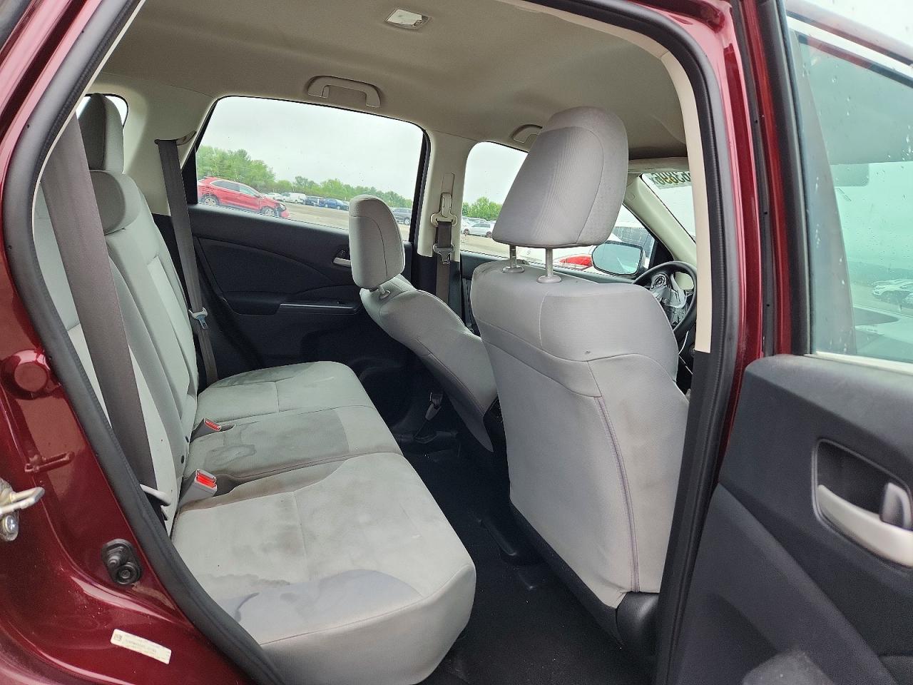 2015 Honda Cr-v Lx Burgundy vin: 5J6RM4H35FL107189