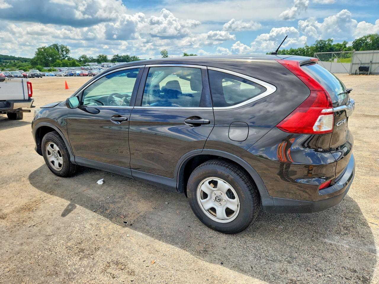 2015 Honda Cr-v Lx Charcoal vin: 5J6RM4H35FL126485