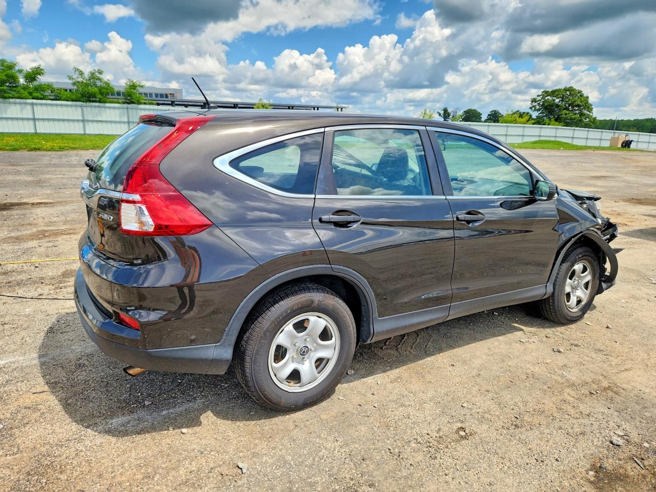 2015 Honda Cr-v Lx Charcoal vin: 5J6RM4H35FL126485