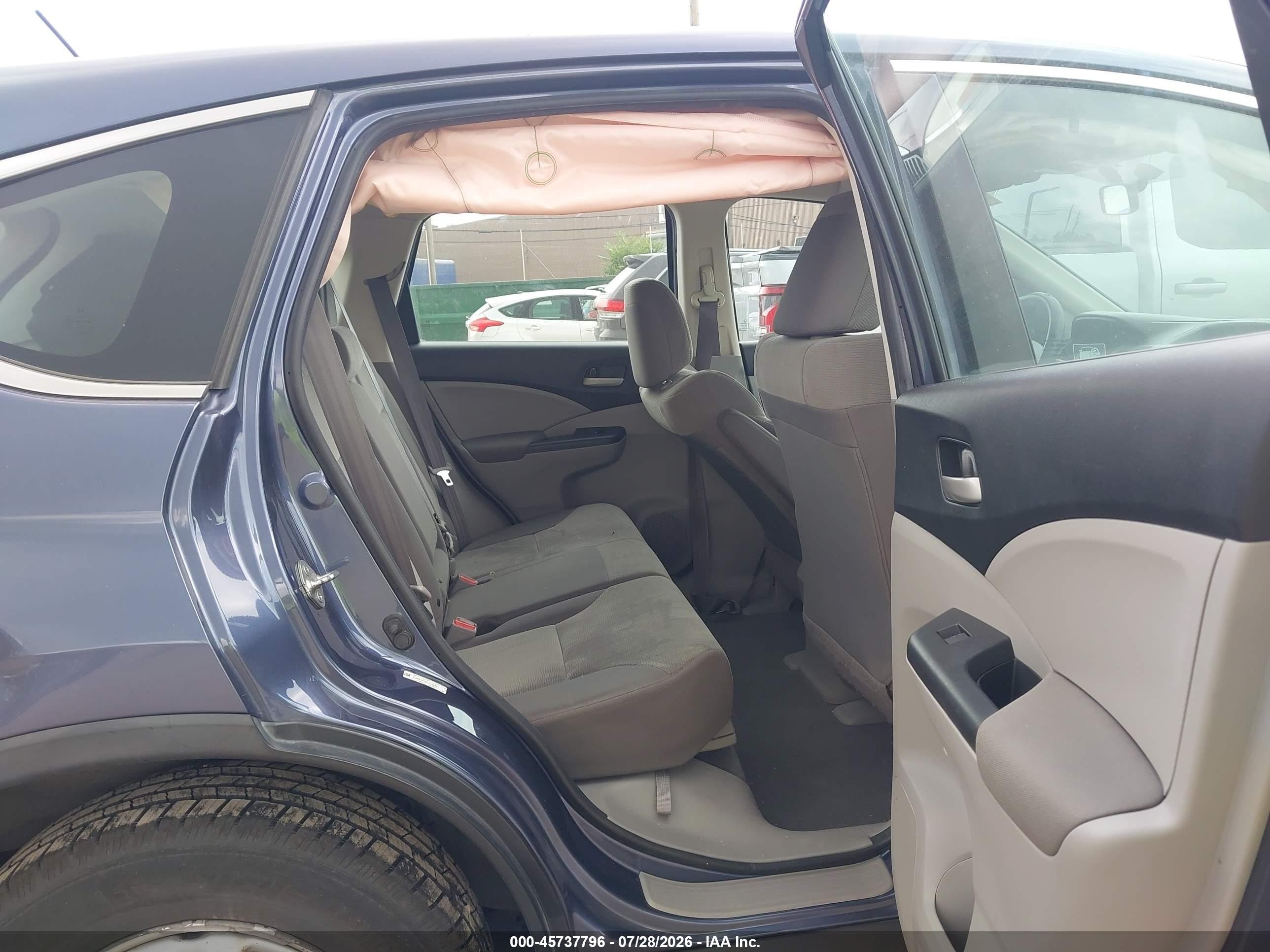 2012 Honda Cr-v Lx Purple vin: 5J6RM4H36CL046849