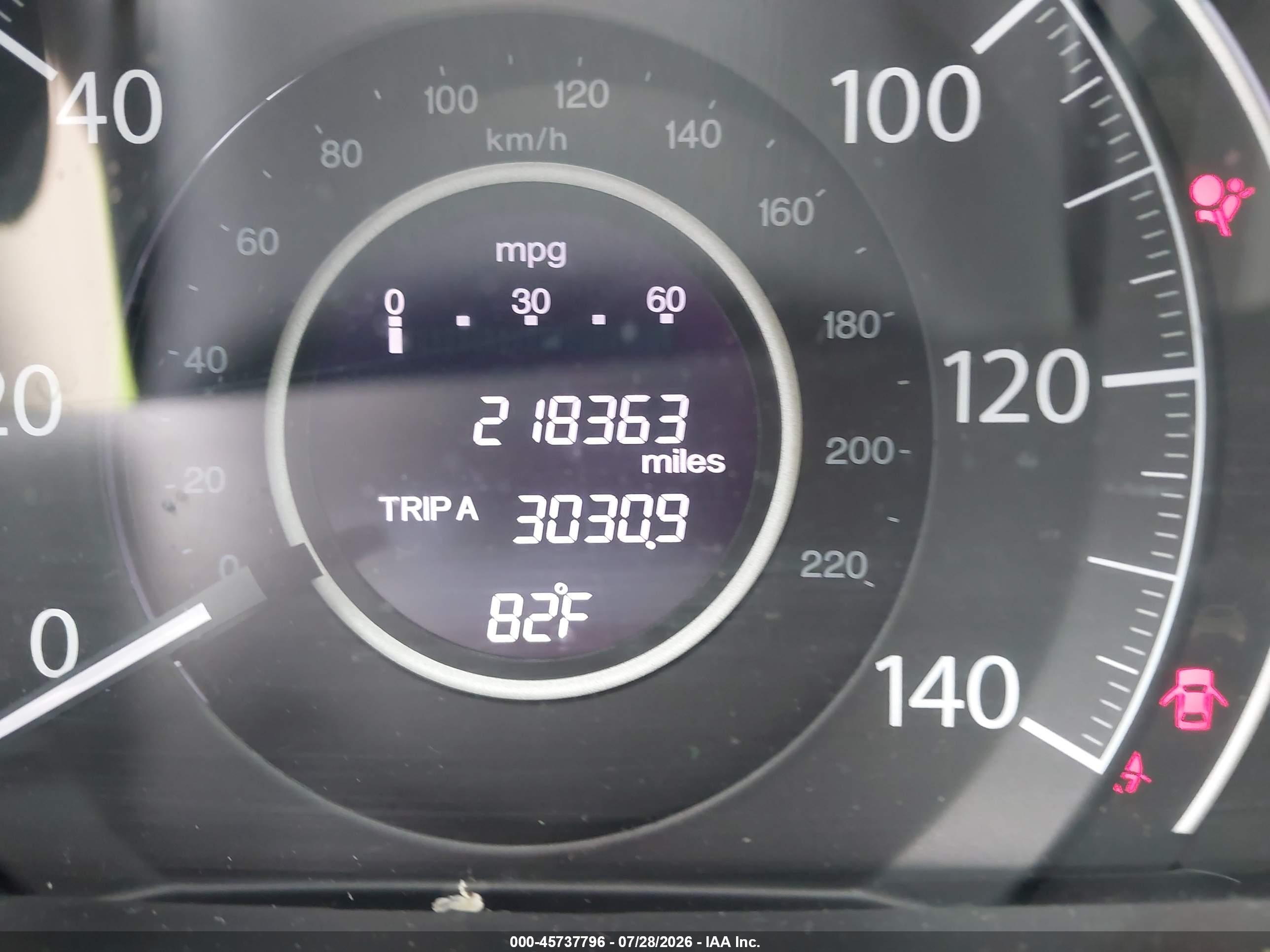2012 Honda Cr-v Lx Purple vin: 5J6RM4H36CL046849