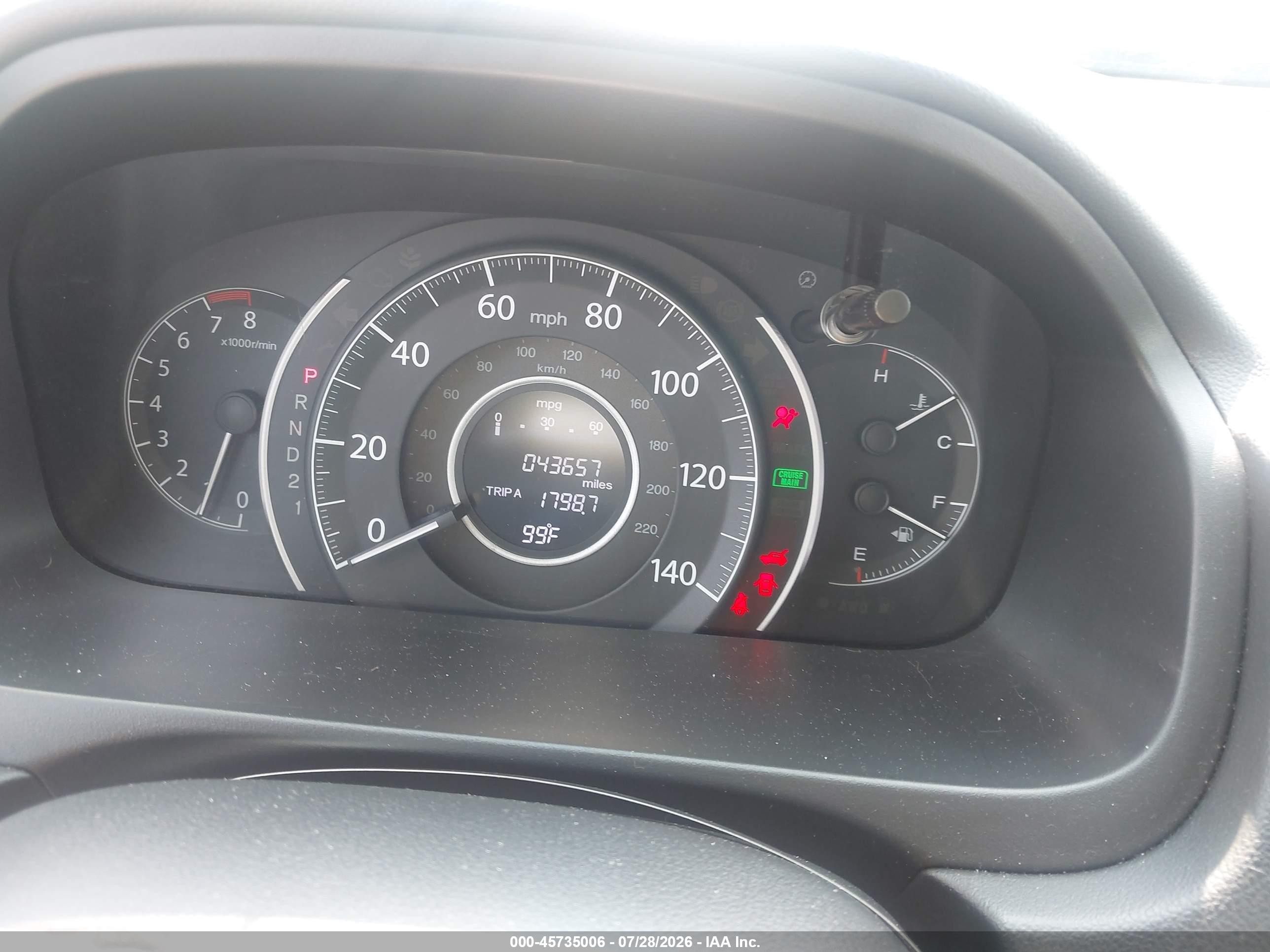 2012 Honda Cr-v Lx Темно-бордовый vin: 5J6RM4H36CL063036