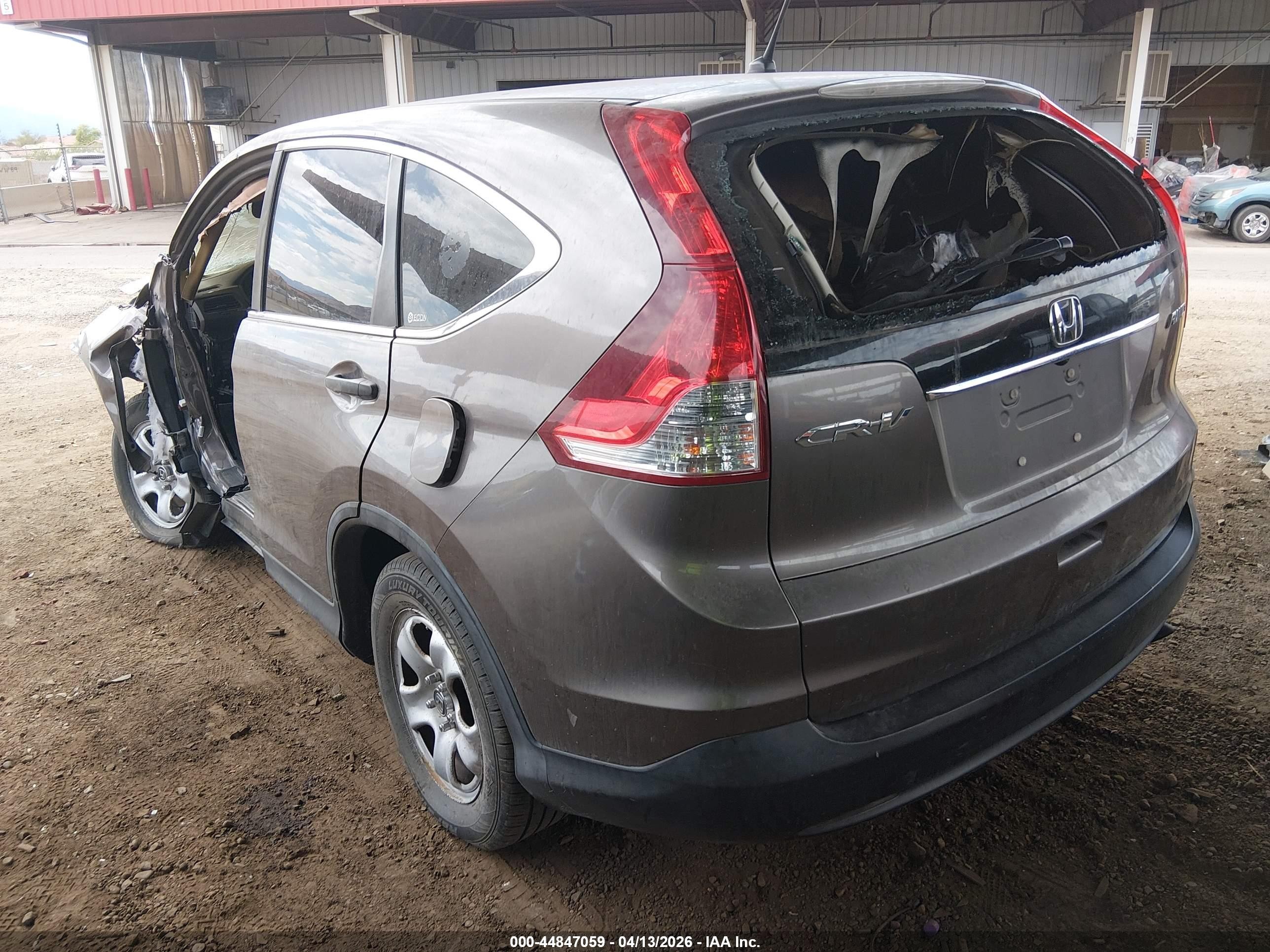 2012 Honda Cr-v Lx Gray vin: 5J6RM4H36CL067264