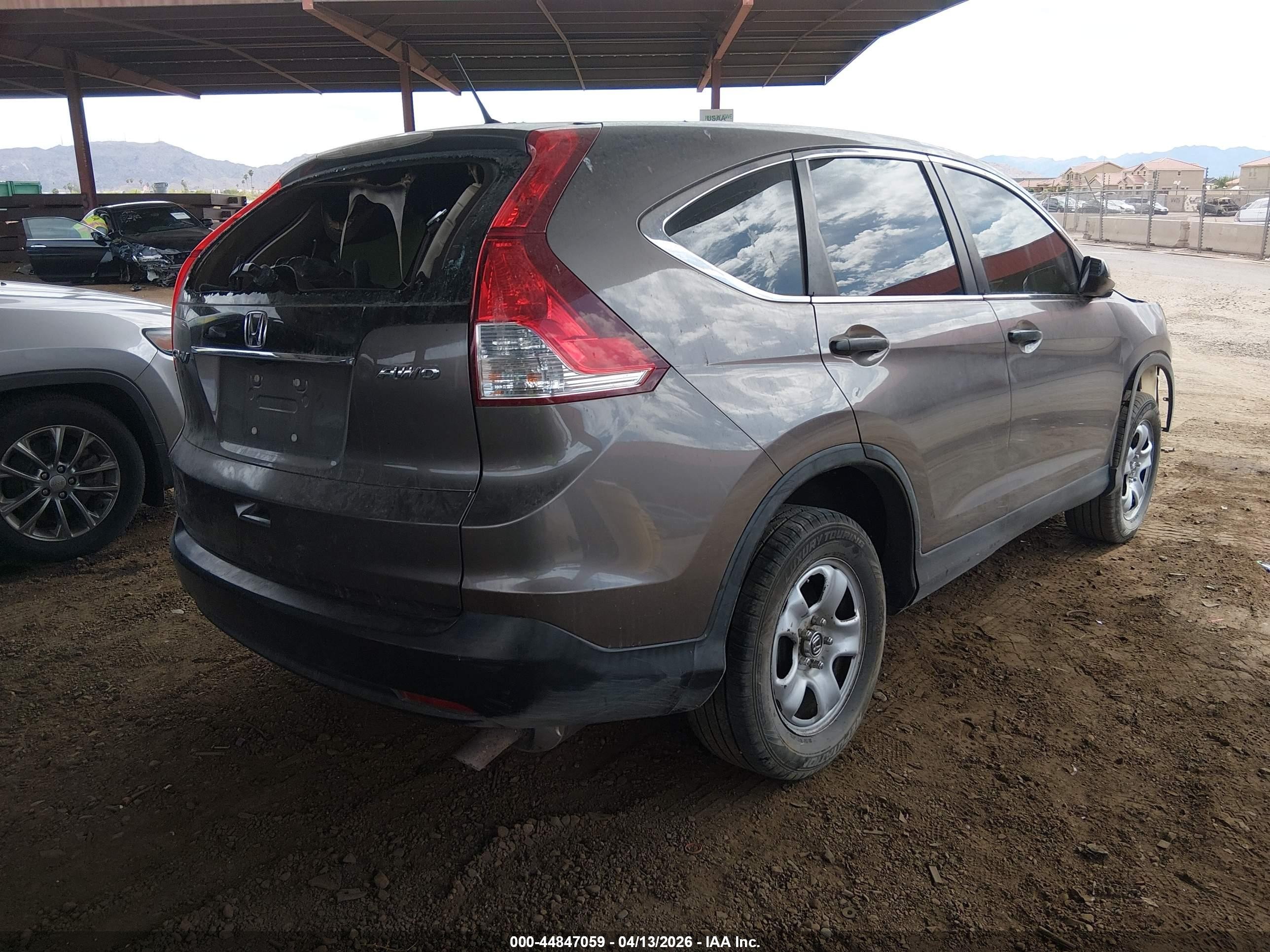 2012 Honda Cr-v Lx Gray vin: 5J6RM4H36CL067264