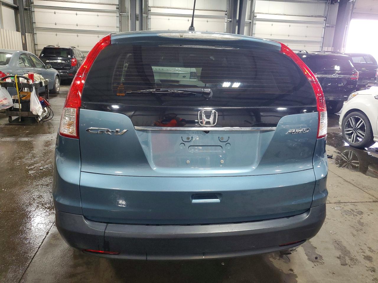 2013 Honda Cr-v Lx Blue vin: 5J6RM4H36DL031561