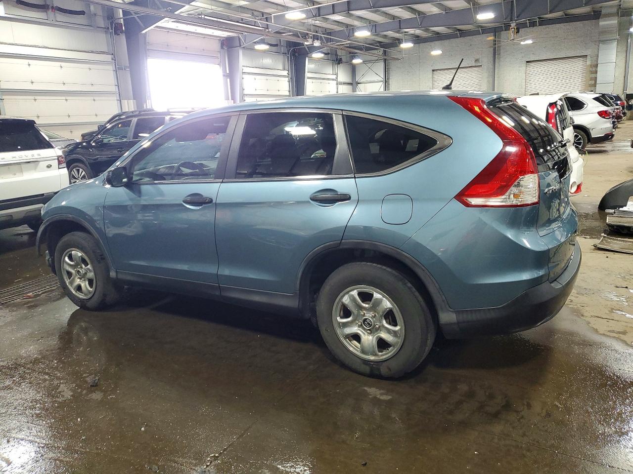 2013 Honda Cr-v Lx Blue vin: 5J6RM4H36DL031561