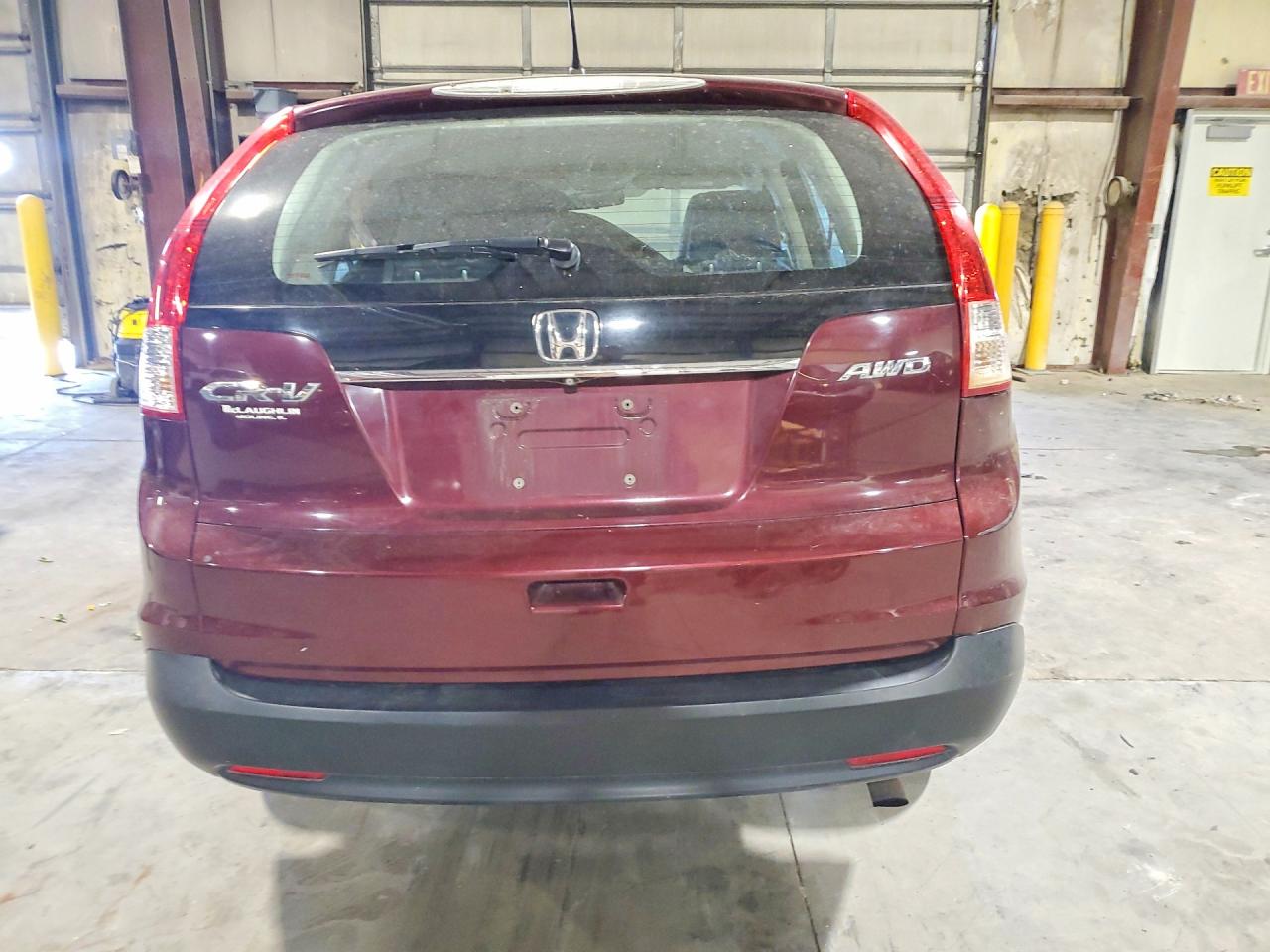2014 Honda Cr-v Lx Maroon vin: 5J6RM4H36EL023557