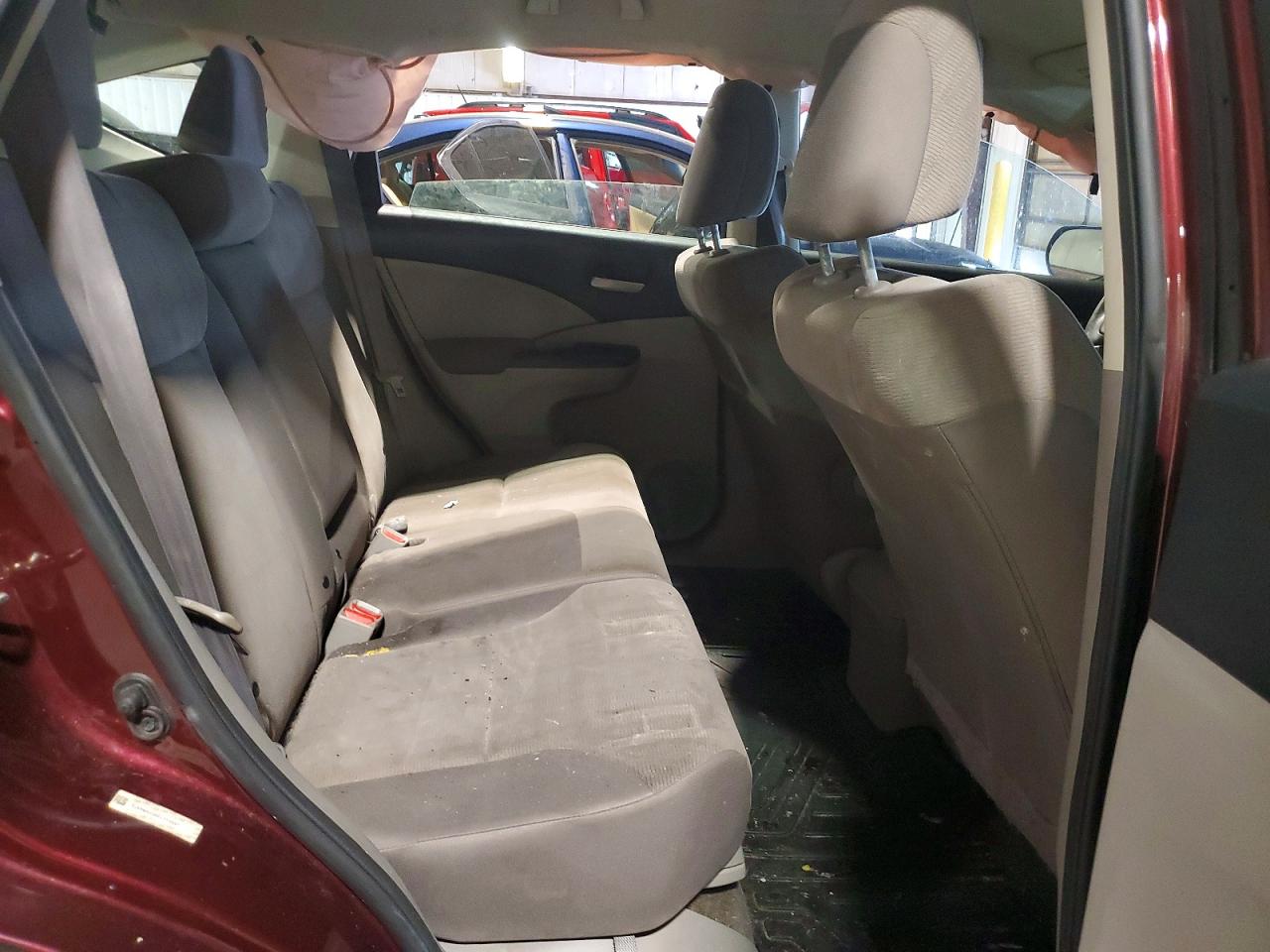 2014 Honda Cr-v Lx Maroon vin: 5J6RM4H36EL023557