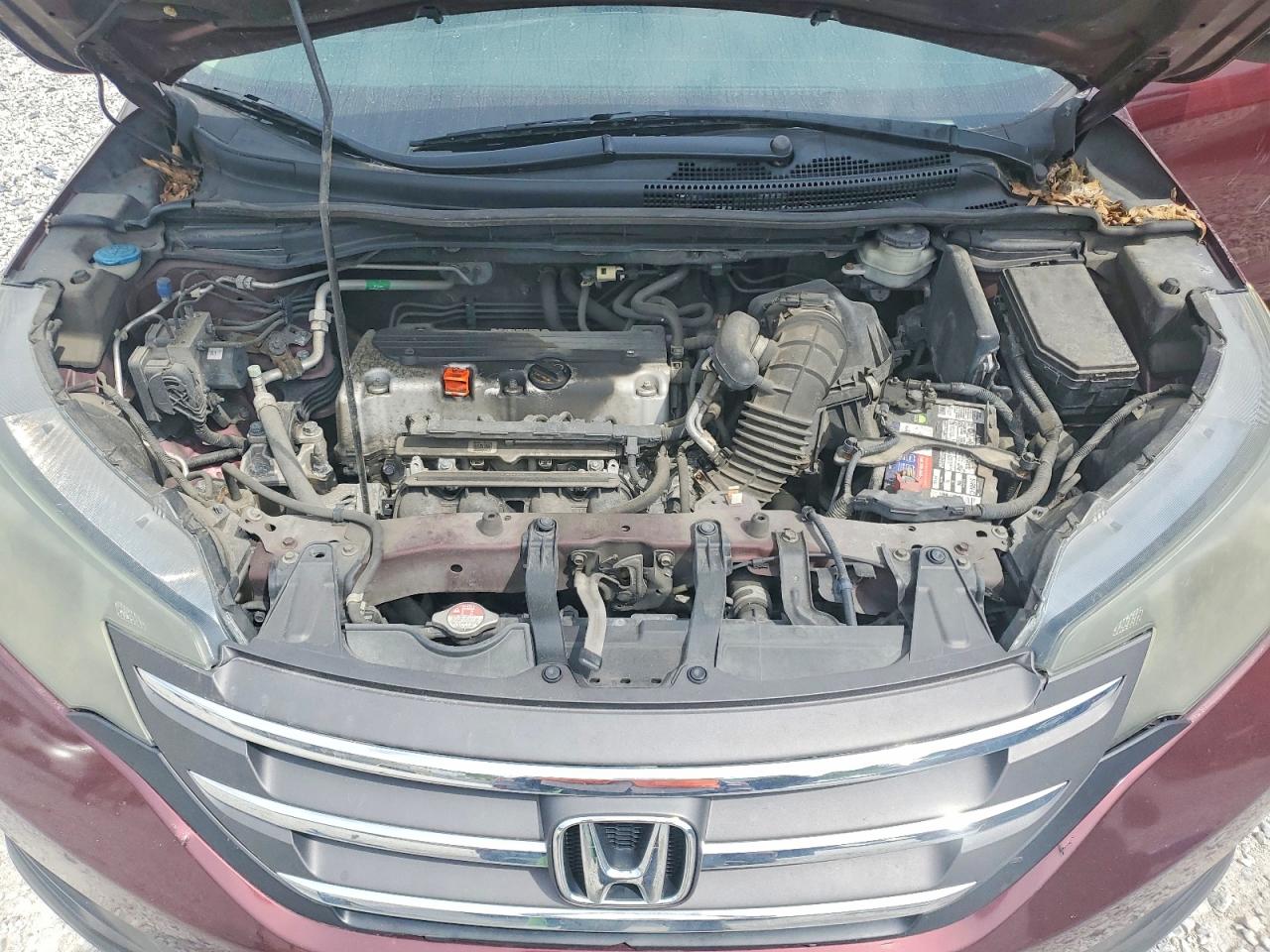 2014 Honda Cr-v Lx Maroon vin: 5J6RM4H36EL062293