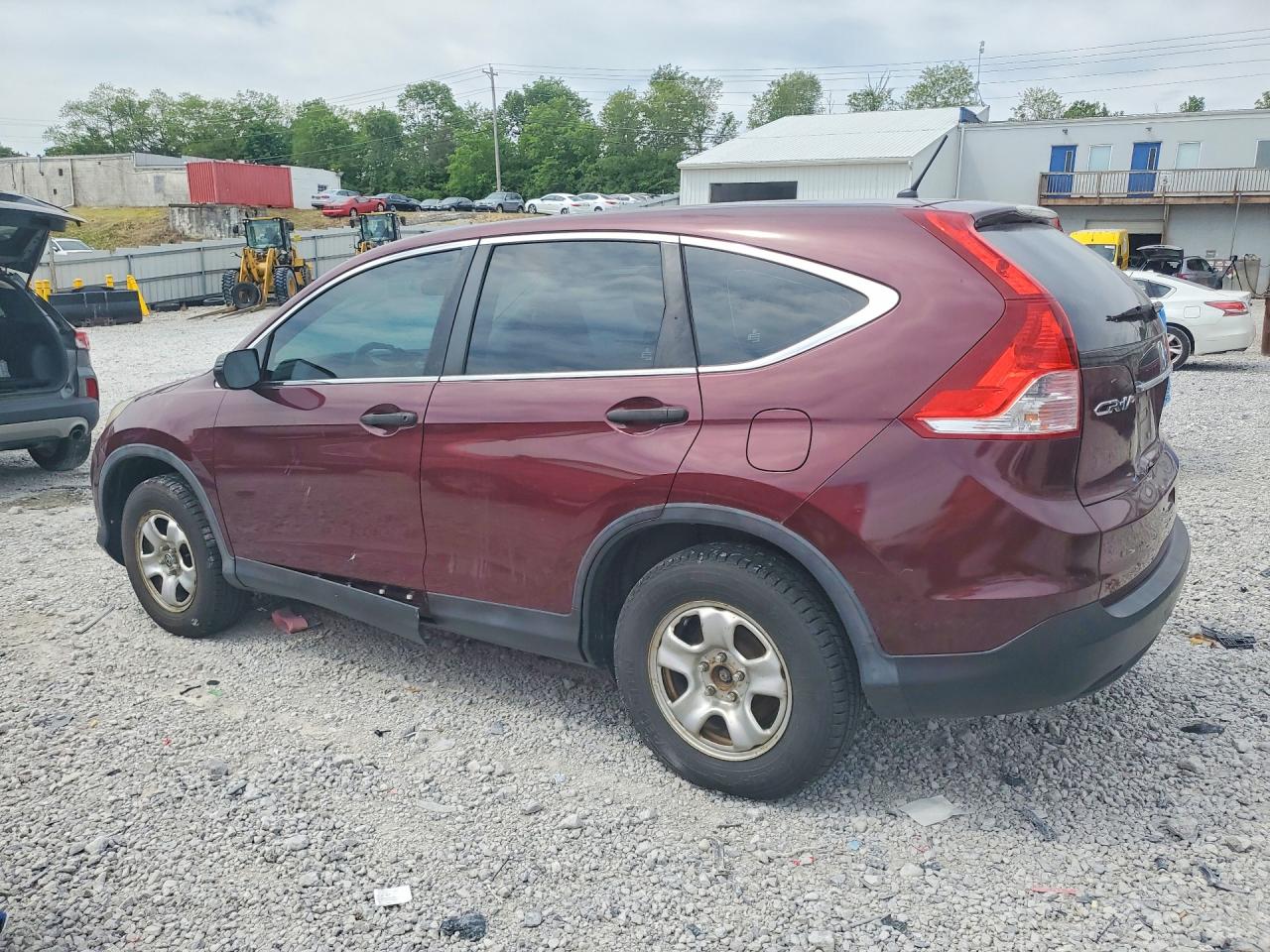 2014 Honda Cr-v Lx Maroon vin: 5J6RM4H36EL062293
