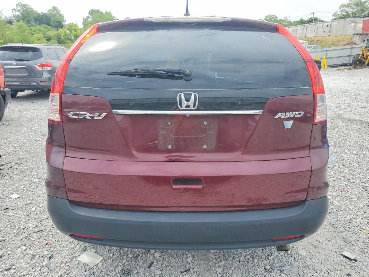 2014 Honda Cr-v Lx Maroon vin: 5J6RM4H36EL062293