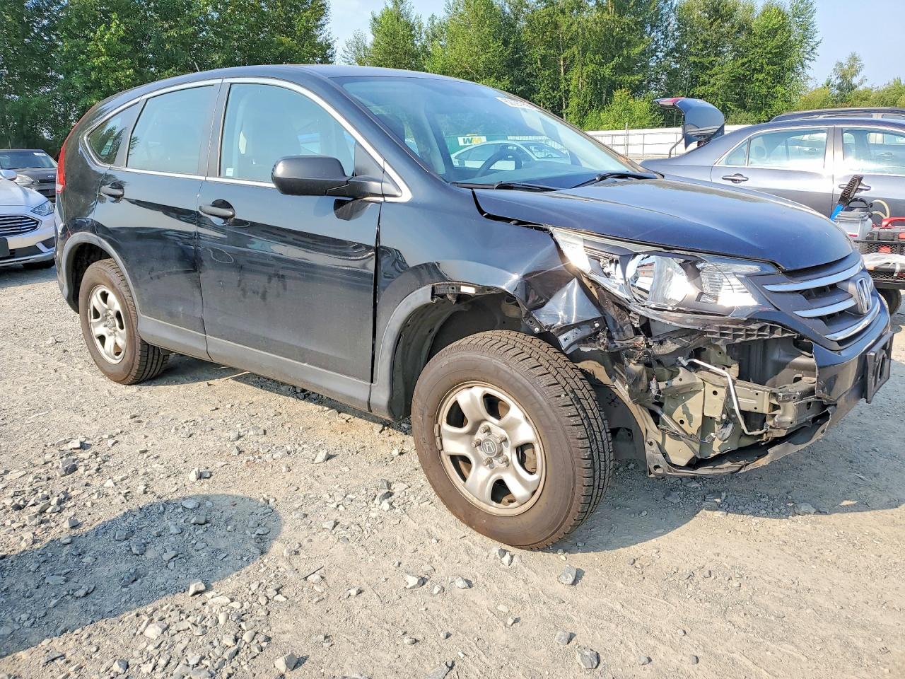 2014 Honda Cr-v Lx Black vin: 5J6RM4H36EL106972