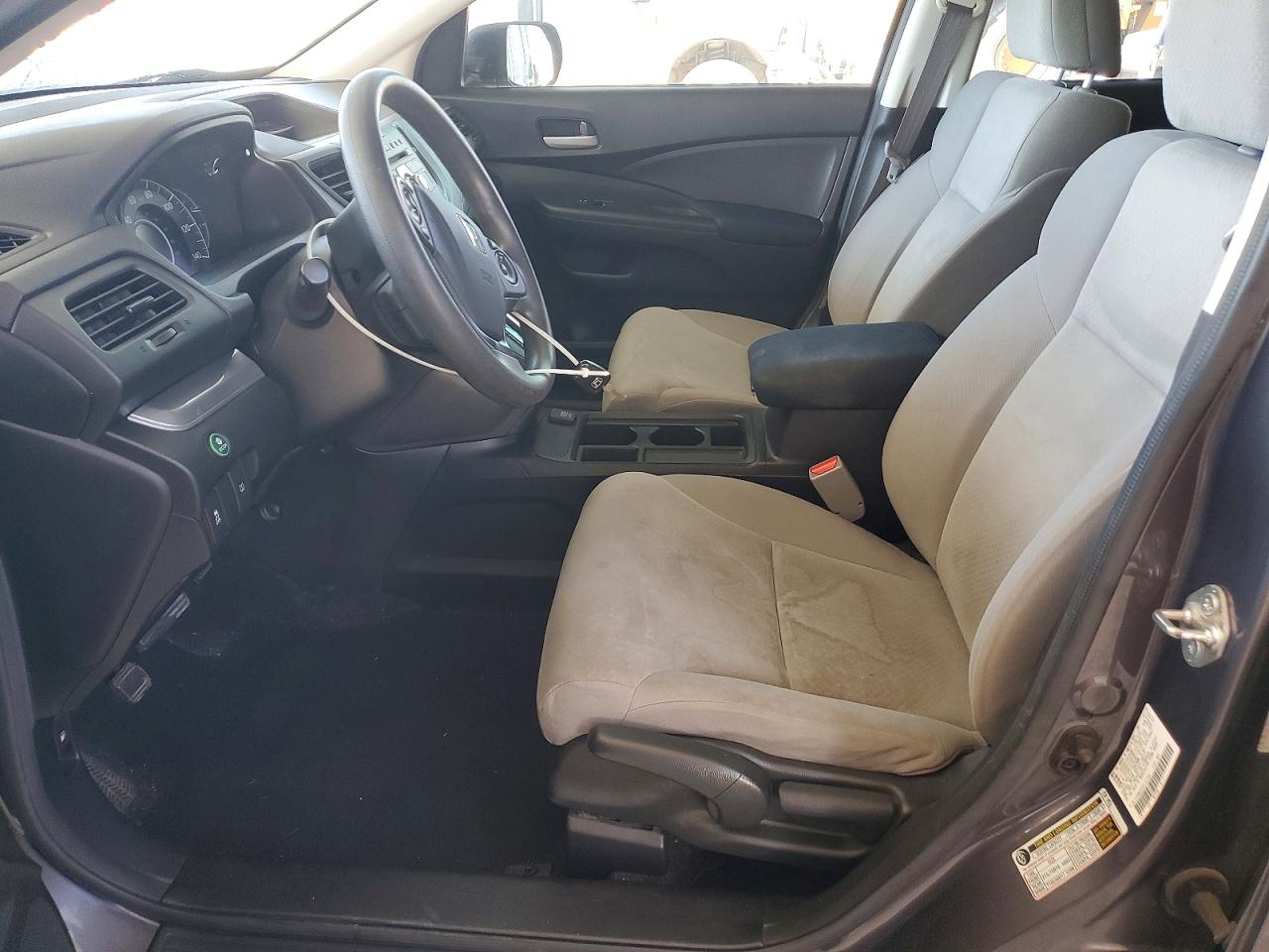 2015 Honda Cr-v Lx Gray vin: 5J6RM4H36FL021390