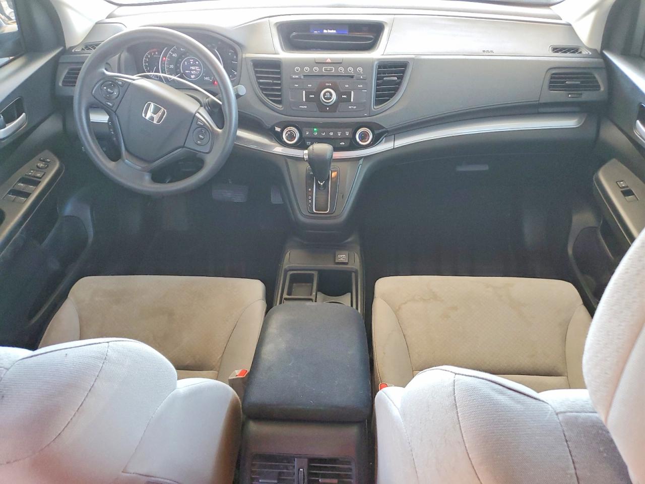 2015 Honda Cr-v Lx Gray vin: 5J6RM4H36FL021390