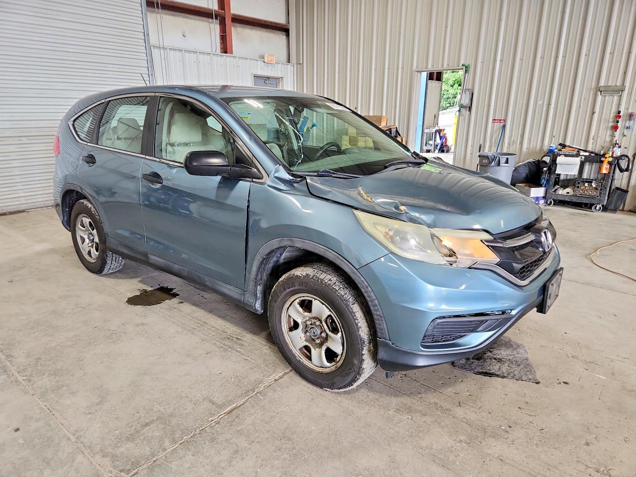 2015 Honda Cr-v Lx Turquoise vin: 5J6RM4H36FL038139