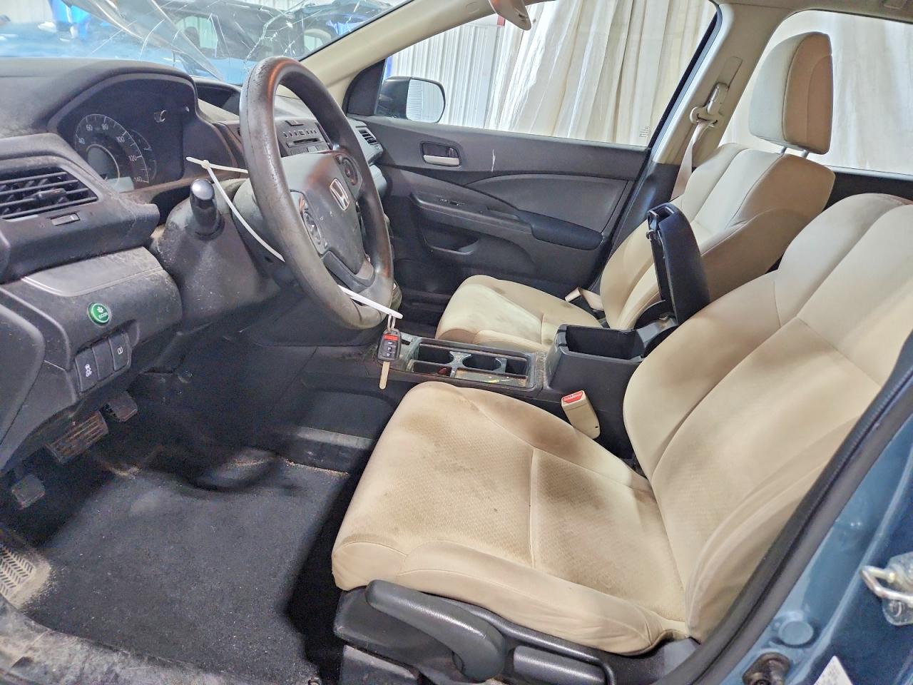 2015 Honda Cr-v Lx Turquoise vin: 5J6RM4H36FL038139