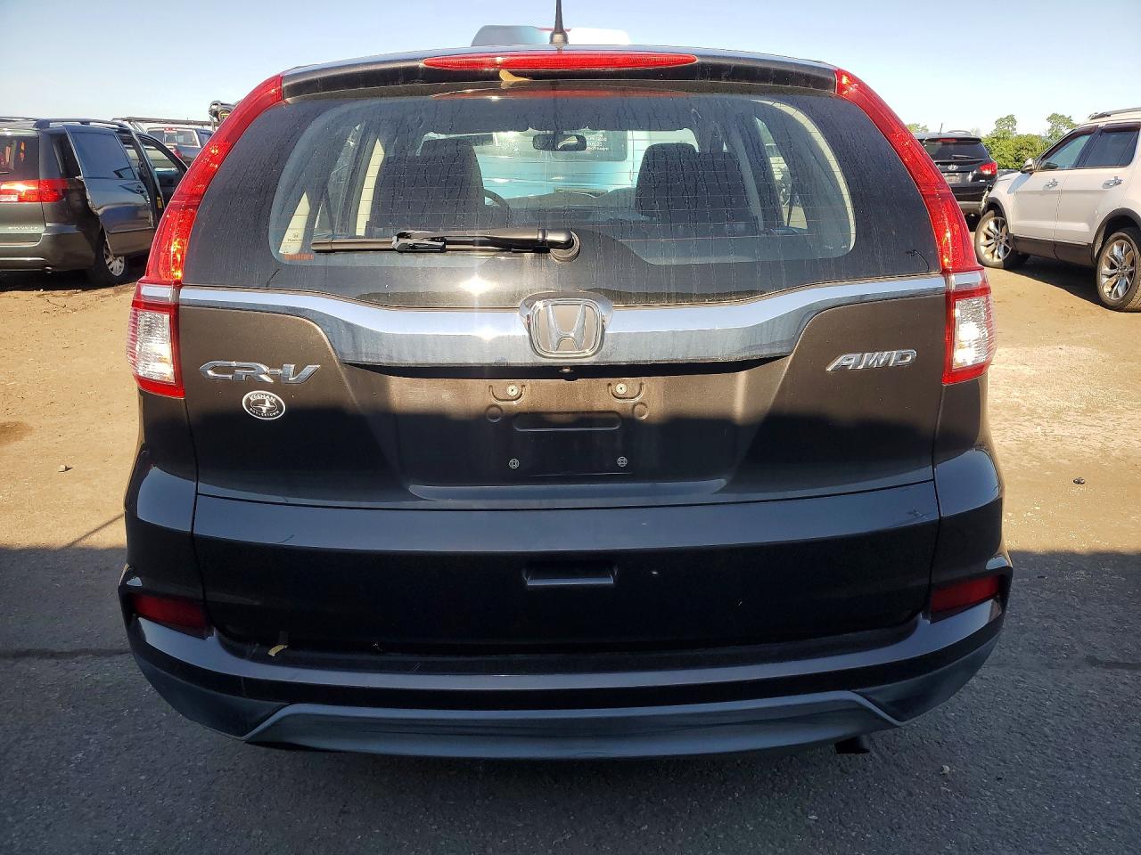 2015 Honda Cr-v Lx Black vin: 5J6RM4H36FL052686
