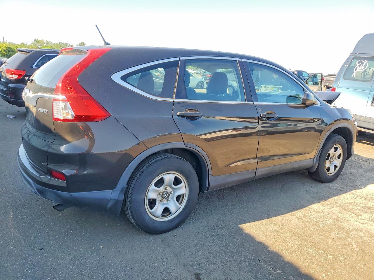 2015 Honda Cr-v Lx Black vin: 5J6RM4H36FL052686