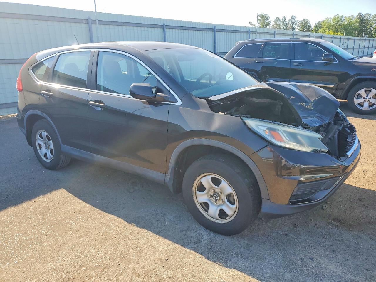 2015 Honda Cr-v Lx Black vin: 5J6RM4H36FL052686