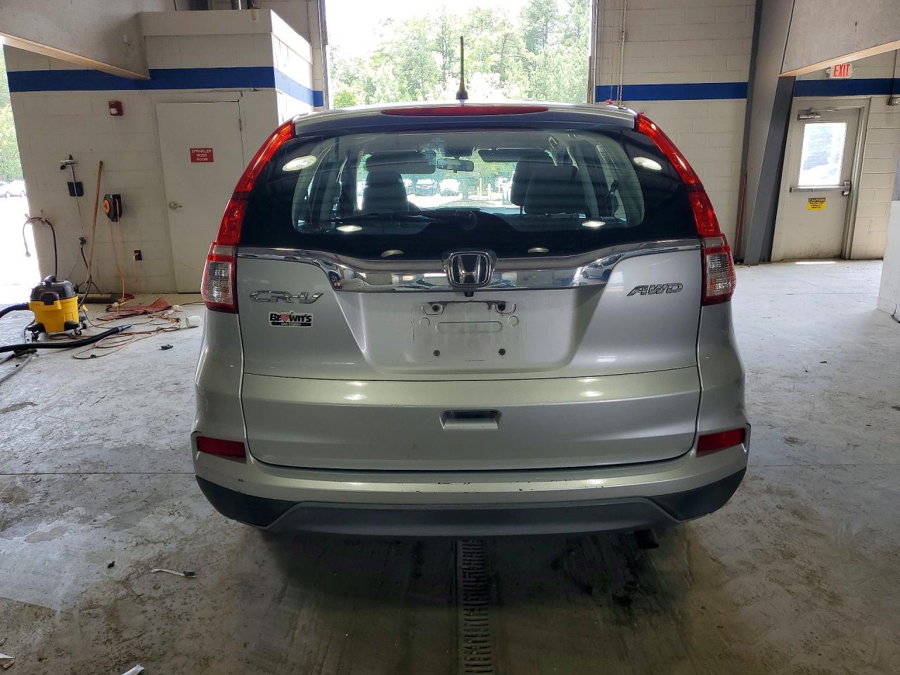 2015 Honda Cr-v Lx White vin: 5J6RM4H36FL057063
