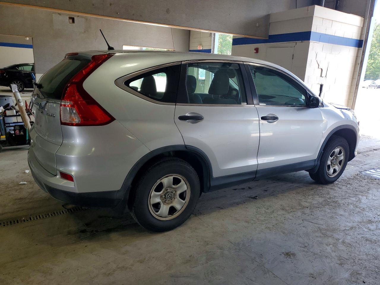 2015 Honda Cr-v Lx White vin: 5J6RM4H36FL057063