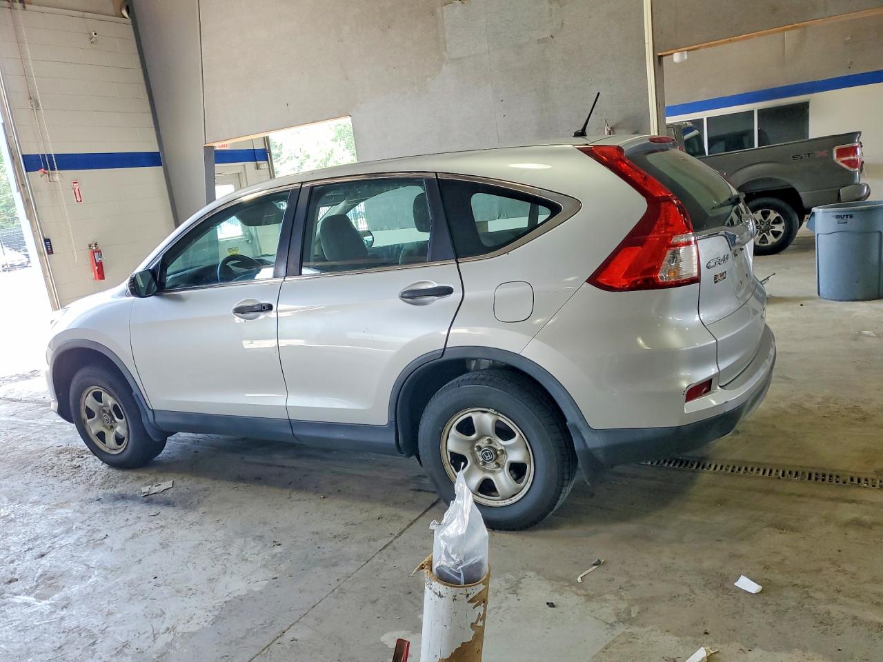 2015 Honda Cr-v Lx White vin: 5J6RM4H36FL057063