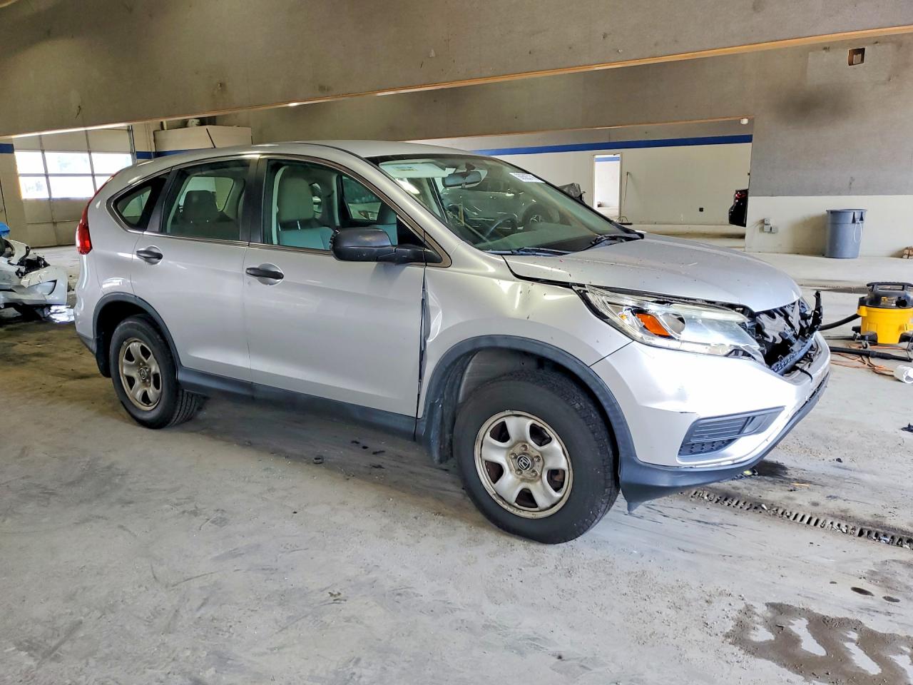 2015 Honda Cr-v Lx White vin: 5J6RM4H36FL057063