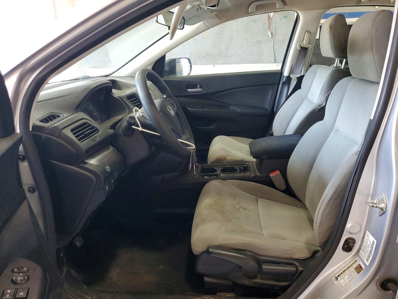 2015 Honda Cr-v Lx White vin: 5J6RM4H36FL057063