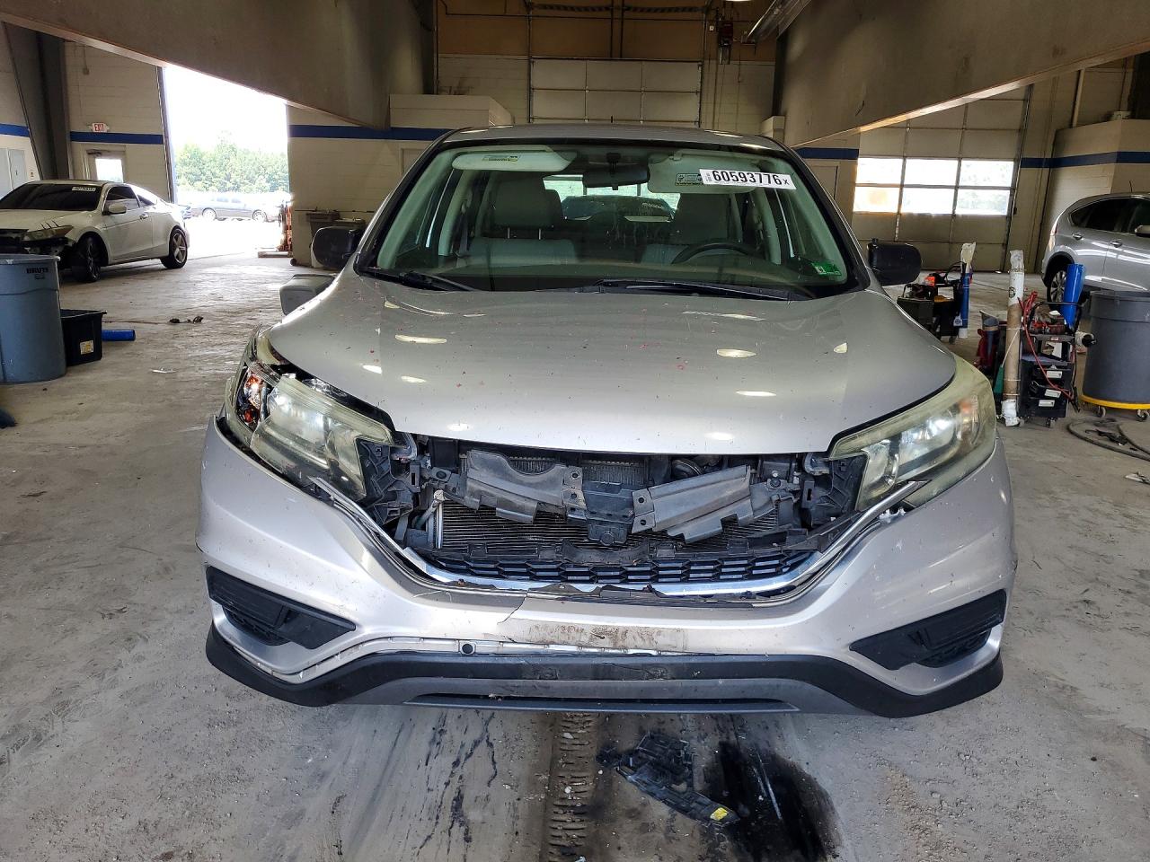 2015 Honda Cr-v Lx White vin: 5J6RM4H36FL057063