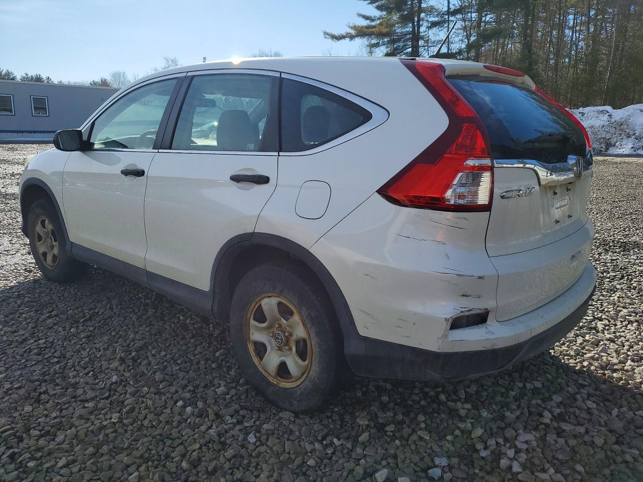 2015 Honda Cr-v Lx Белый vin: 5J6RM4H36FL085333