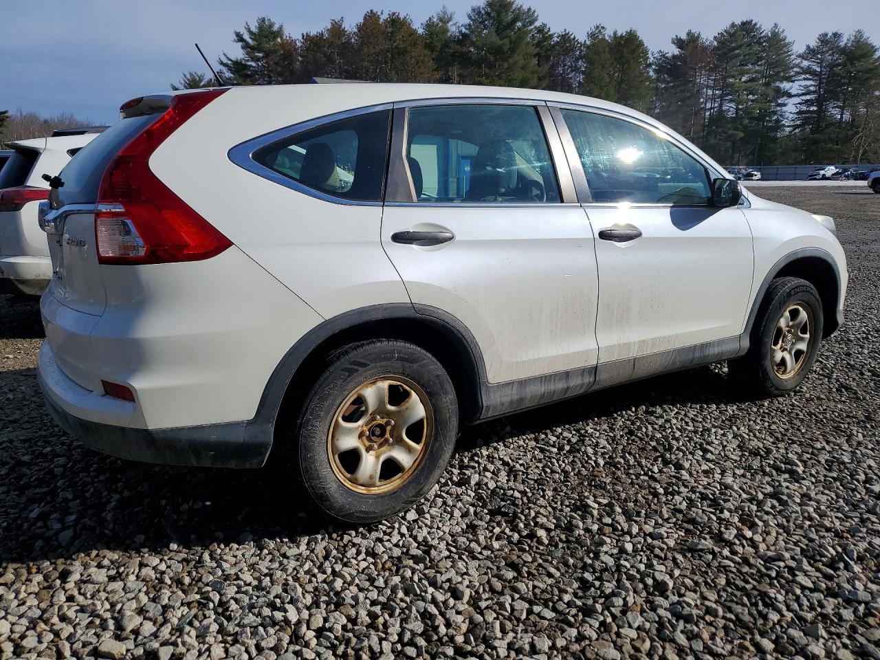 2015 Honda Cr-v Lx Белый vin: 5J6RM4H36FL085333